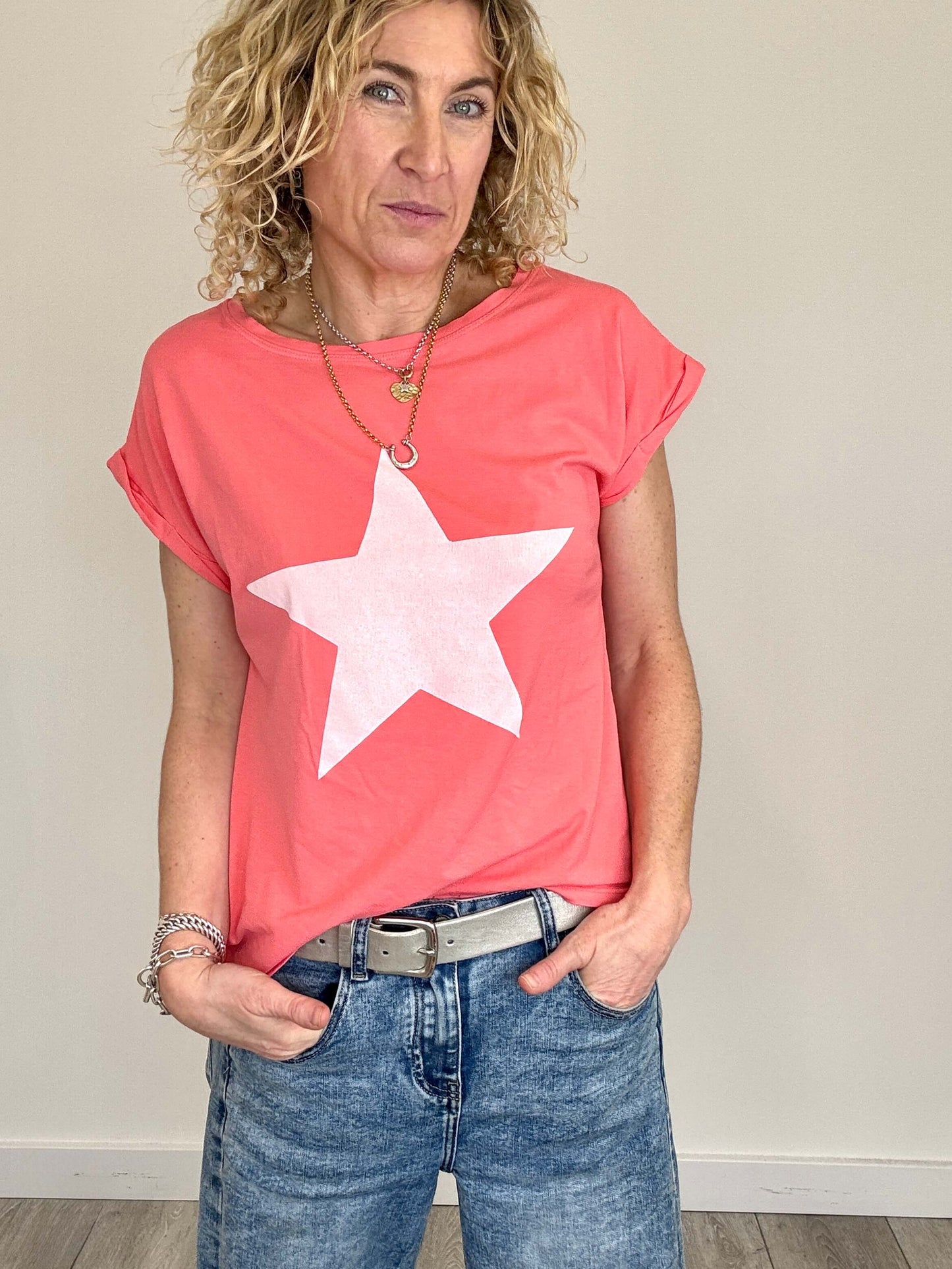 Hoxton Tee | Coral