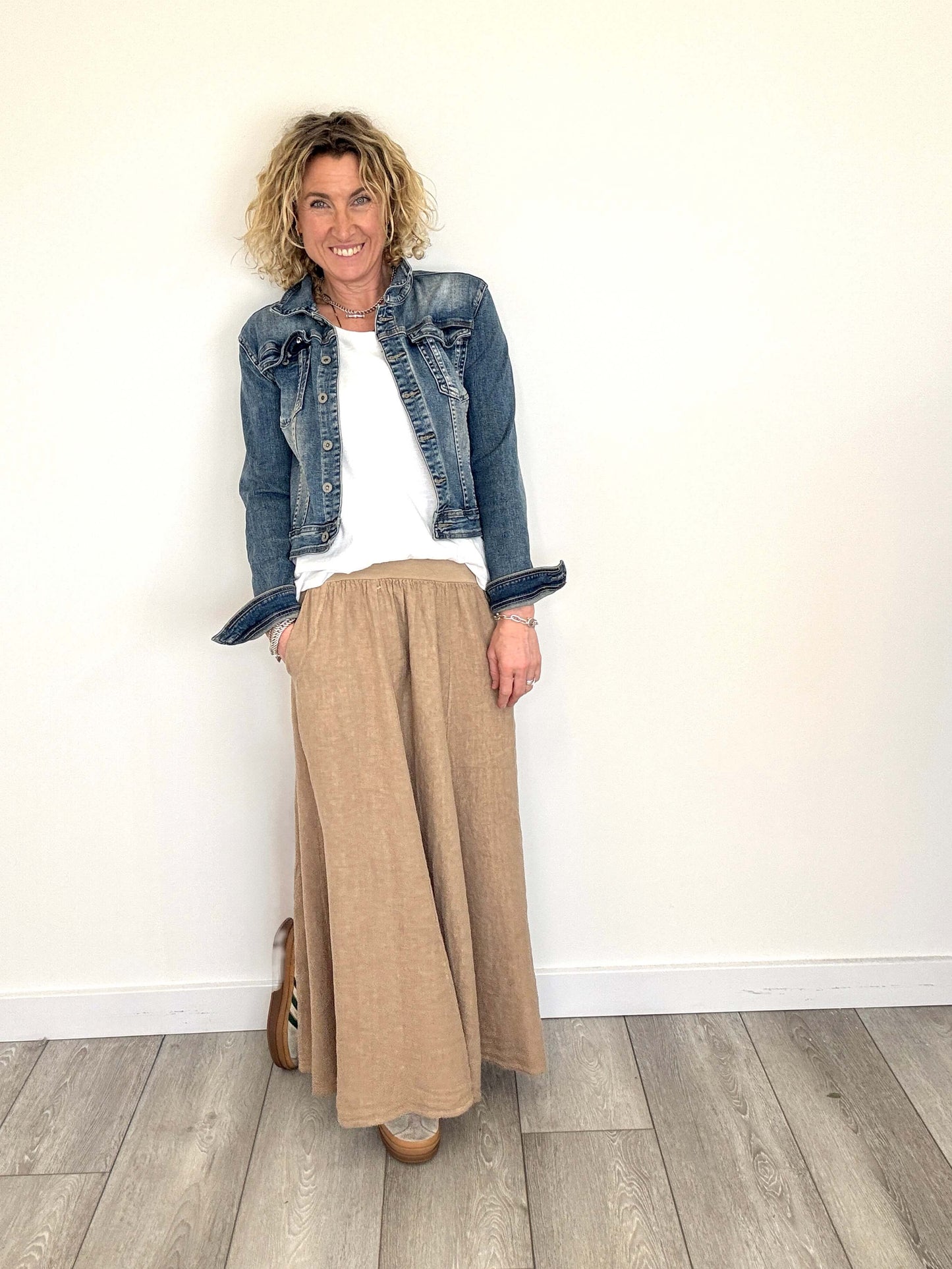 Lilly Maxi Skirt | Latte