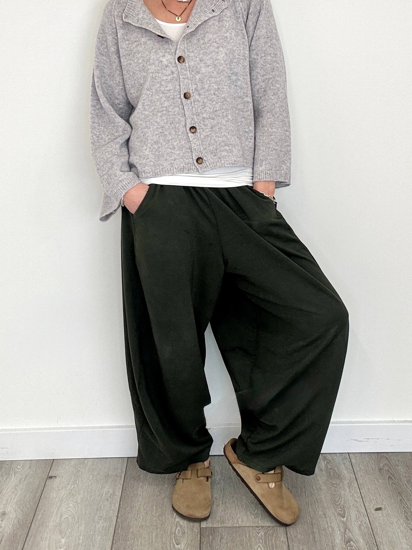 Camden Barrel Joggers | Khaki (longer length)