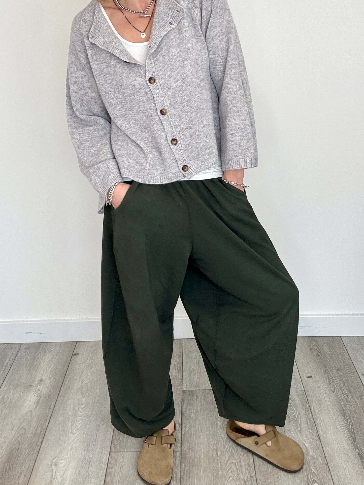 Camden Barrel Joggers | Khaki (longer length)