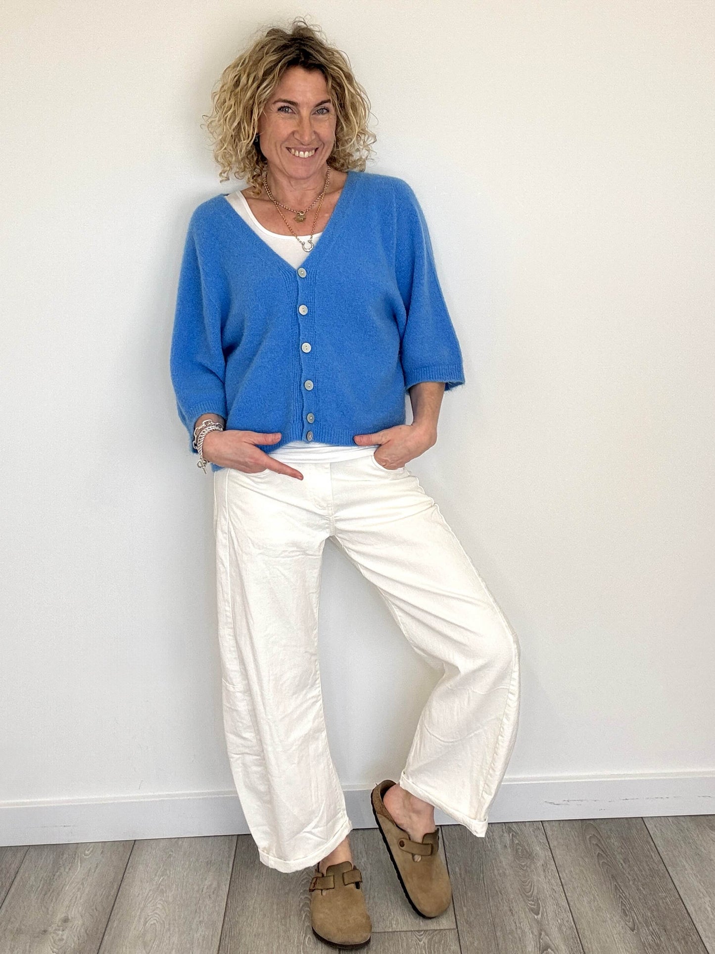Spring Carnaby Barrel Jeans |  White (NEW)