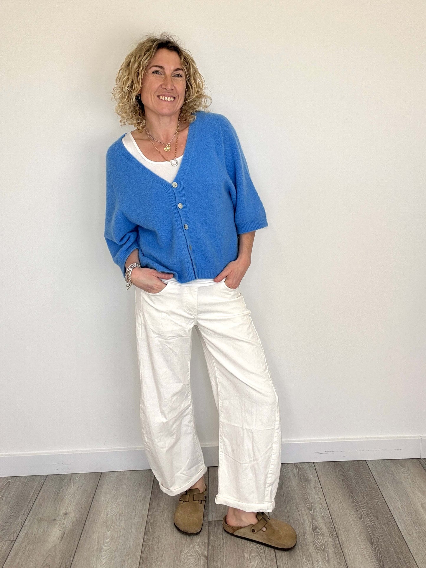 Spring Carnaby Barrel Jeans |  White (NEW)