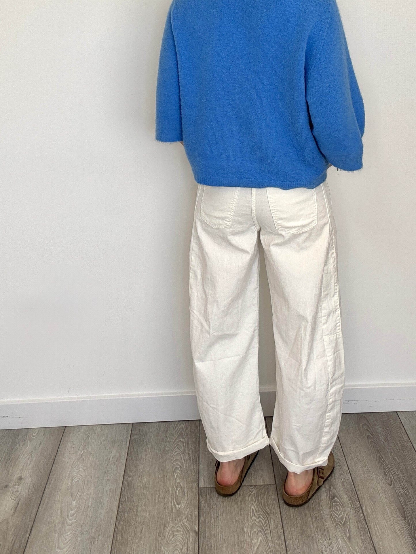 Spring Carnaby Barrel Jeans |  White (NEW)