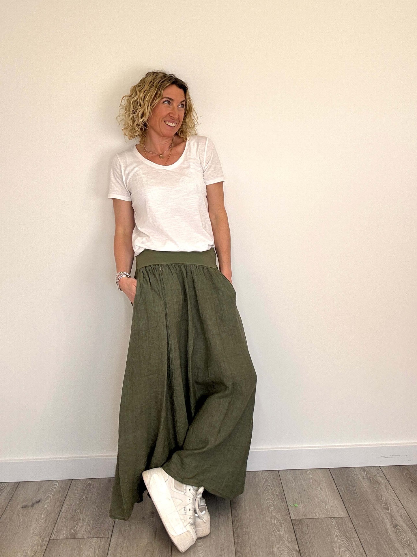 Lilly Maxi Skirt | Khaki