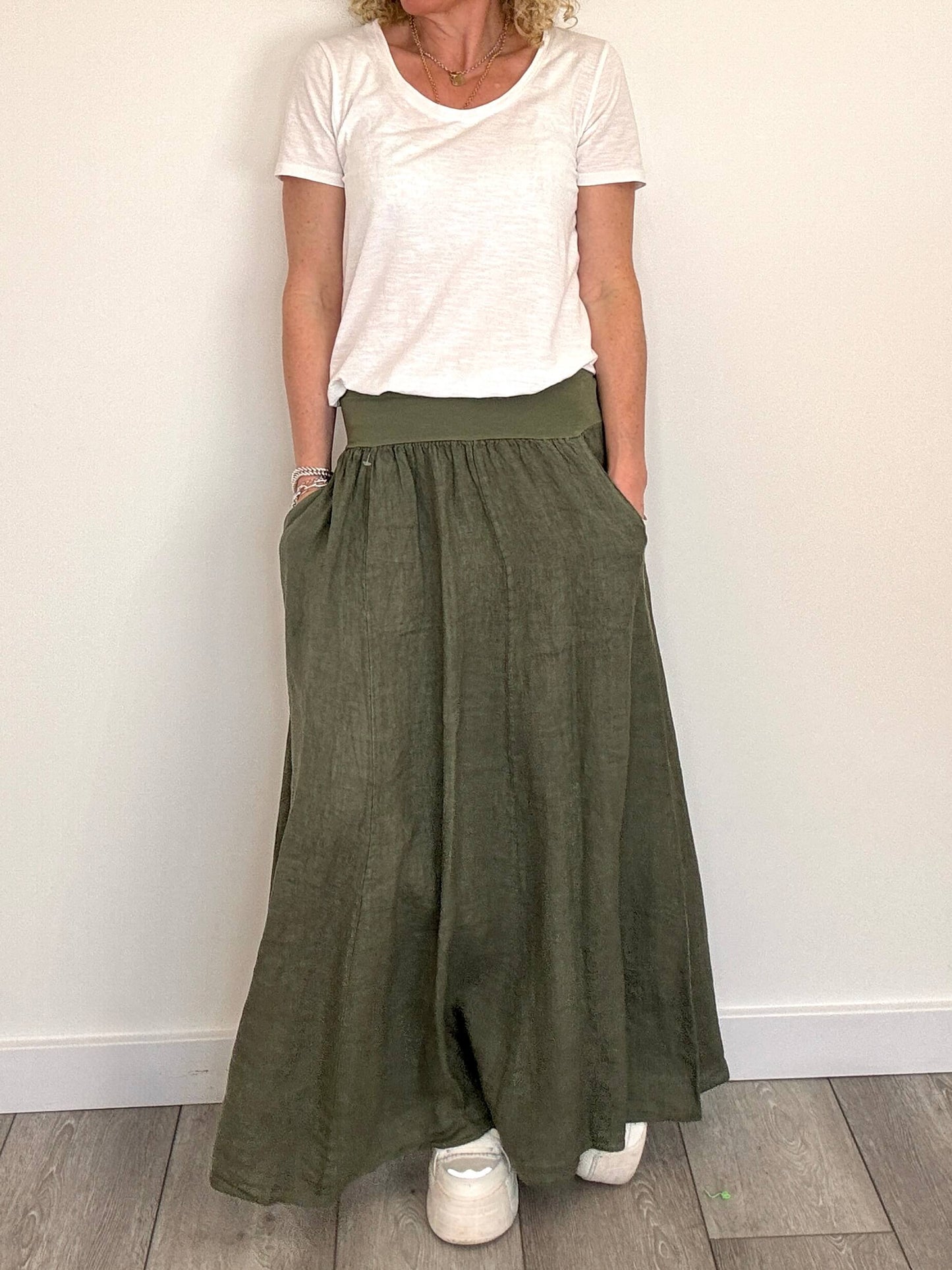Lilly Maxi Skirt | Khaki