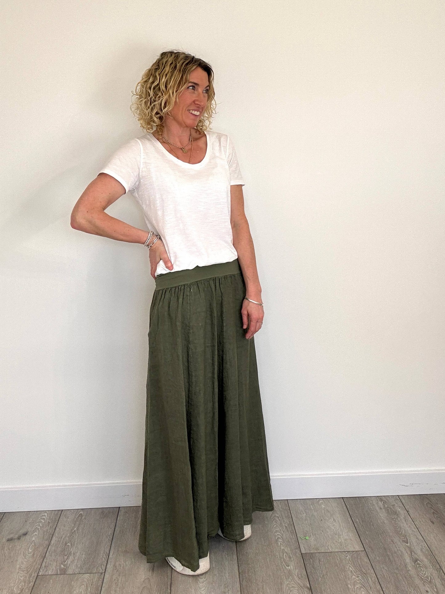 Lilly Maxi Skirt | Khaki