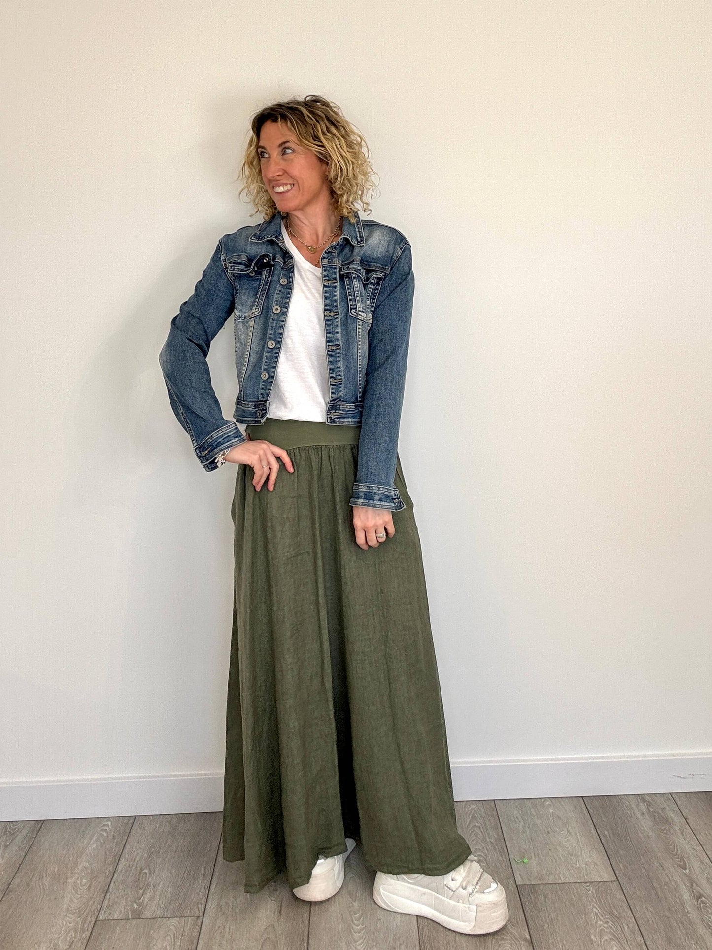 Lilly Maxi Skirt | Khaki