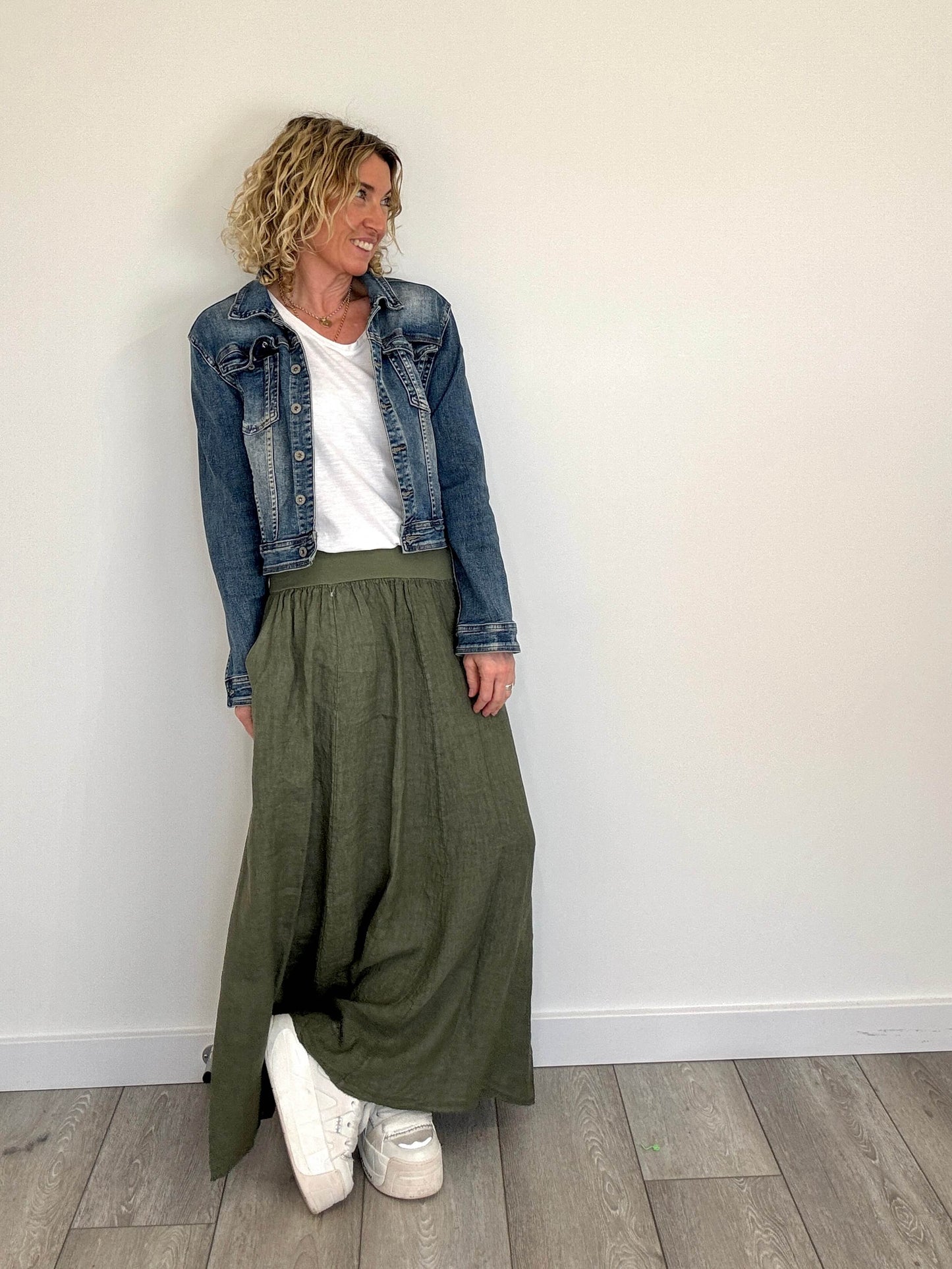 Lilly Maxi Skirt | Khaki