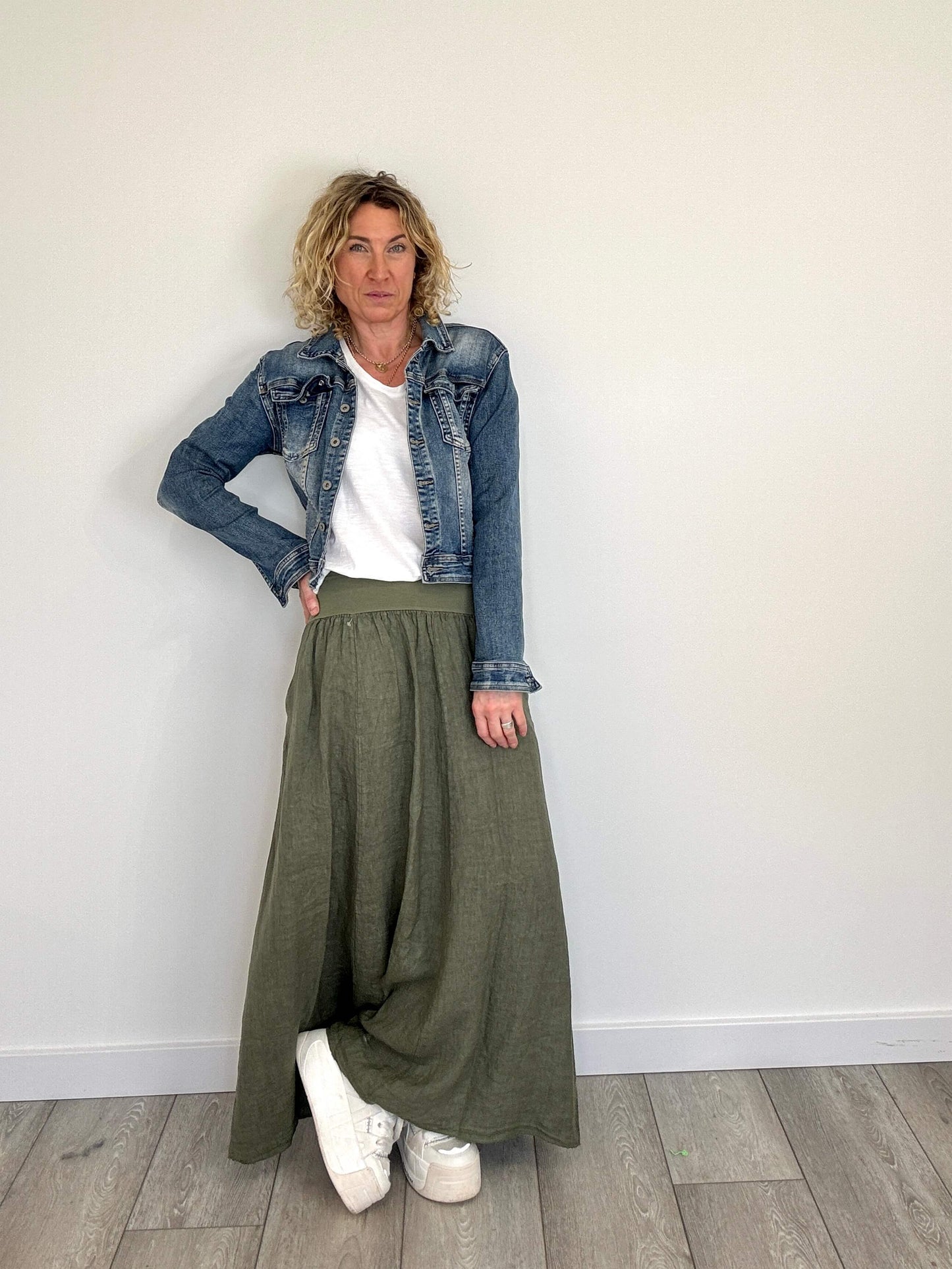 Lilly Maxi Skirt | Khaki