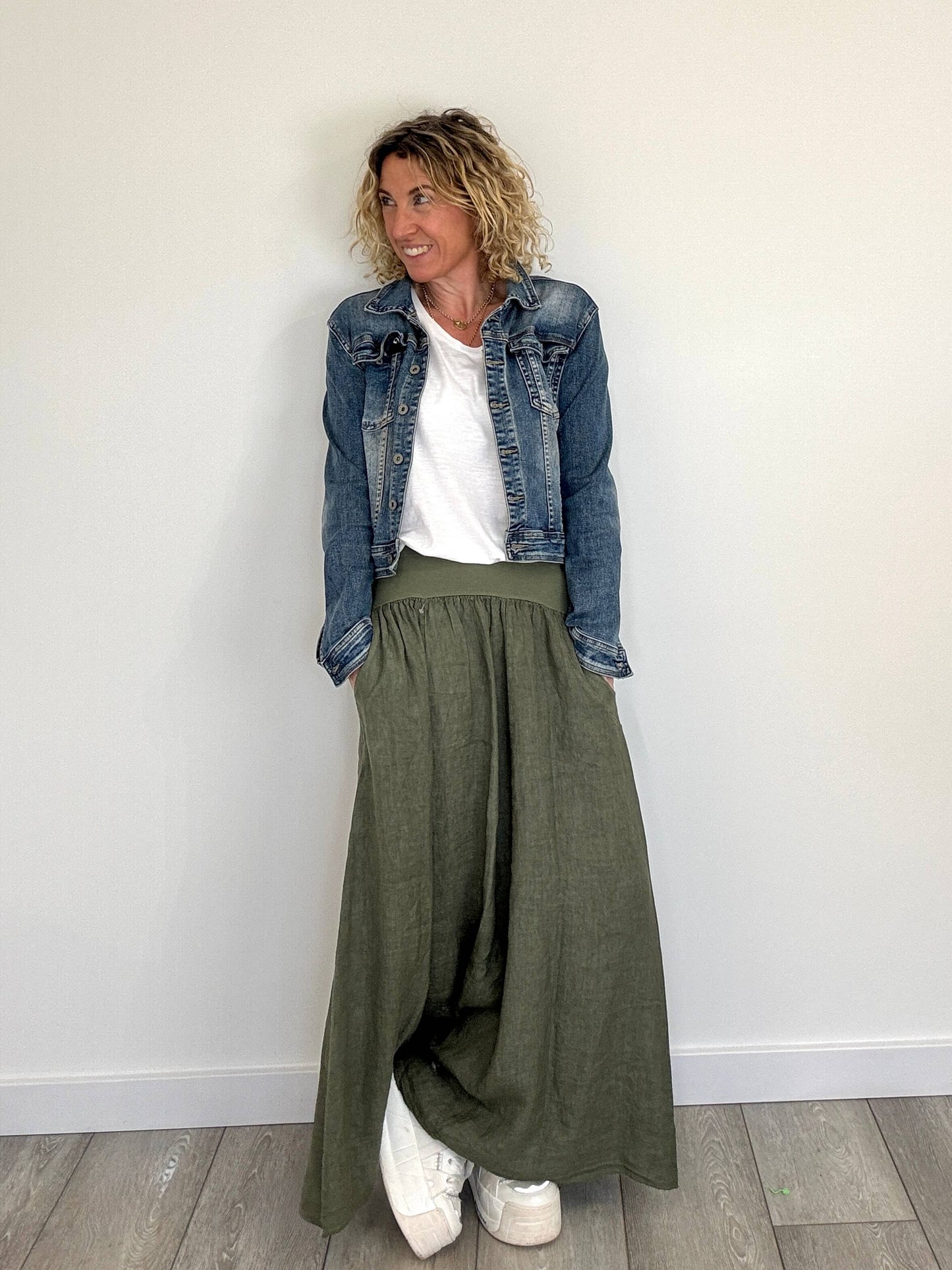 Lilly Maxi Skirt | Khaki
