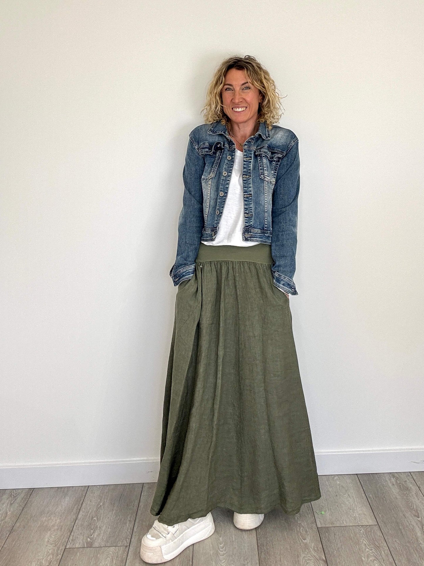 Lilly Maxi Skirt | Khaki