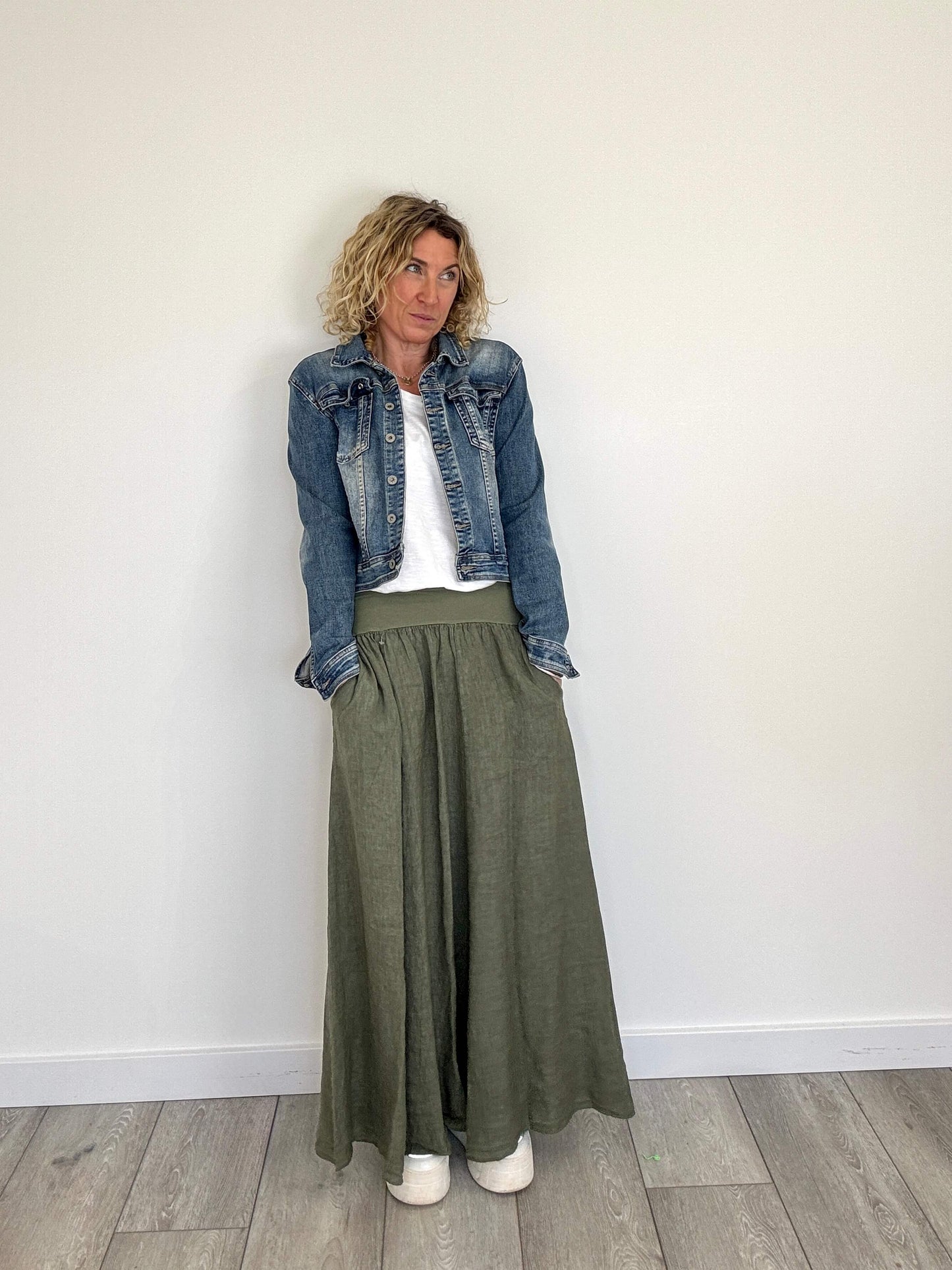 Lilly Maxi Skirt | Khaki