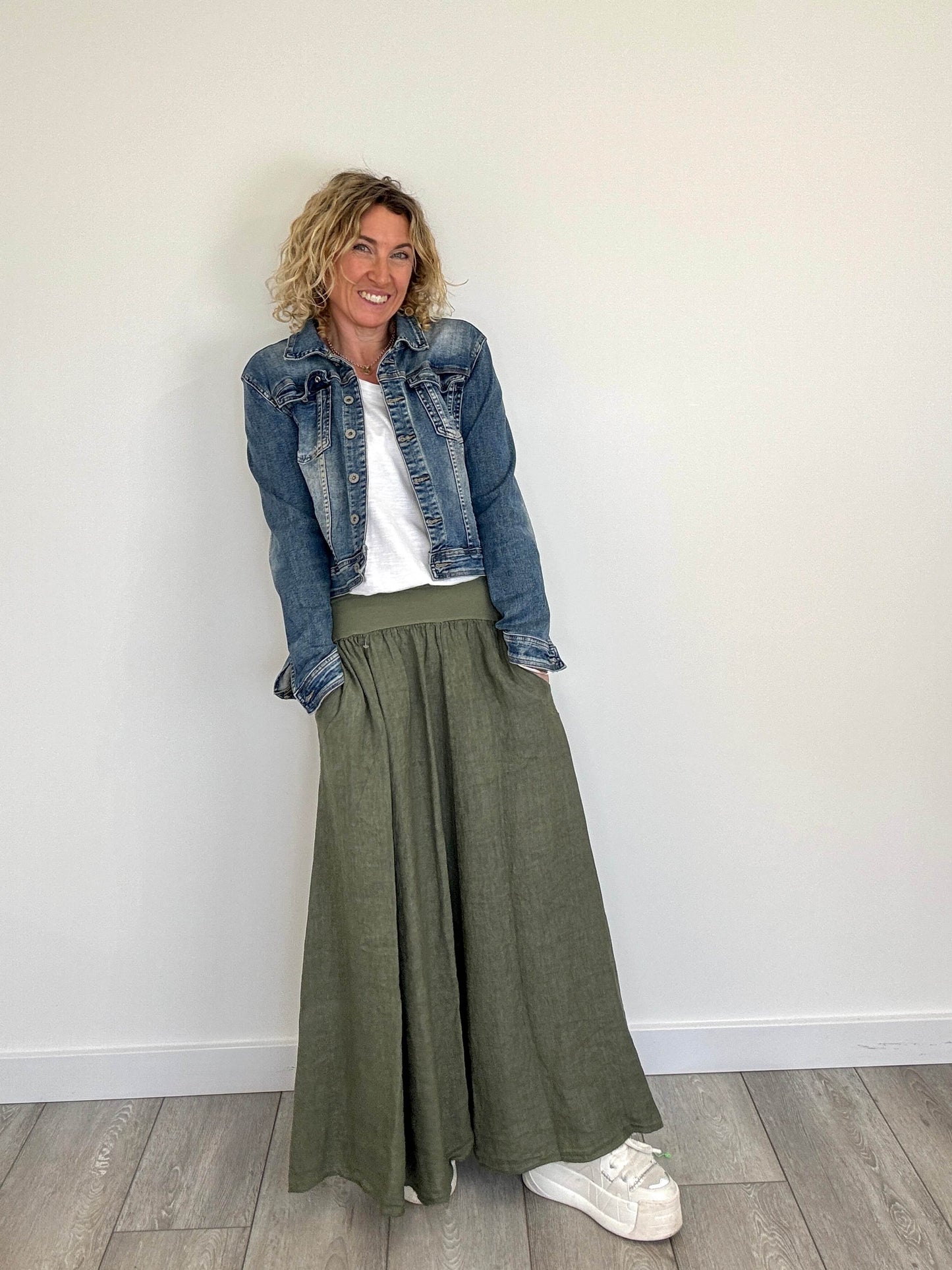 Lilly Maxi Skirt | Khaki