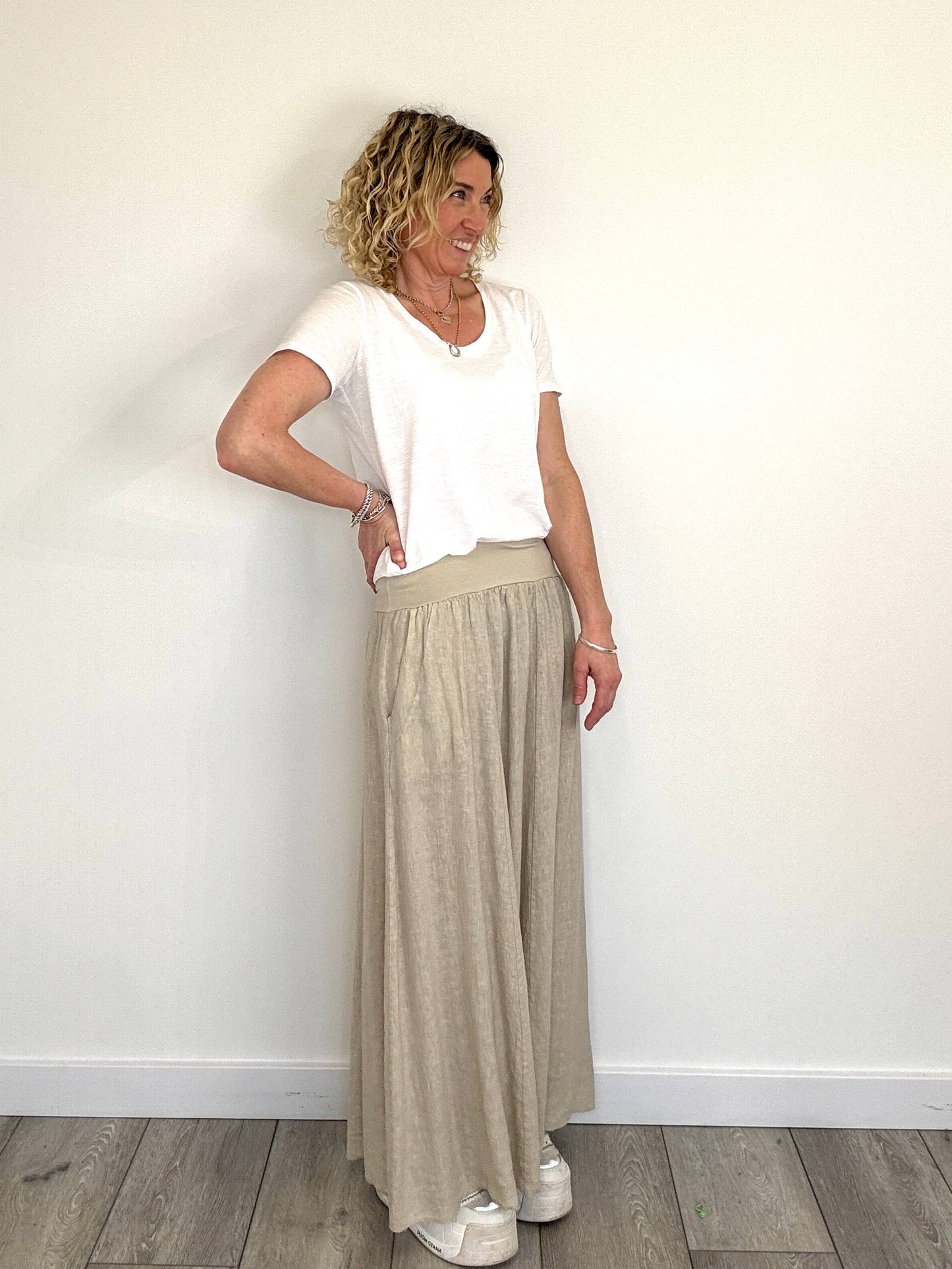 Lilly Maxi Skirt | Stone