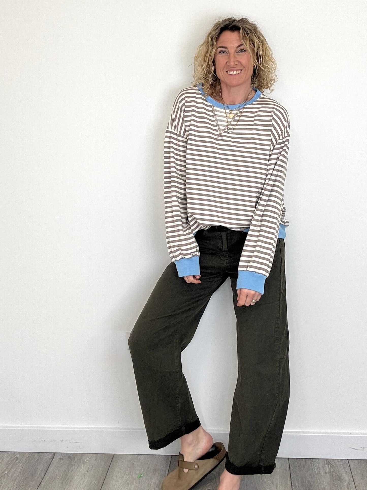 SPRING Carnaby Barrel Jeans |  Khaki (NEW)