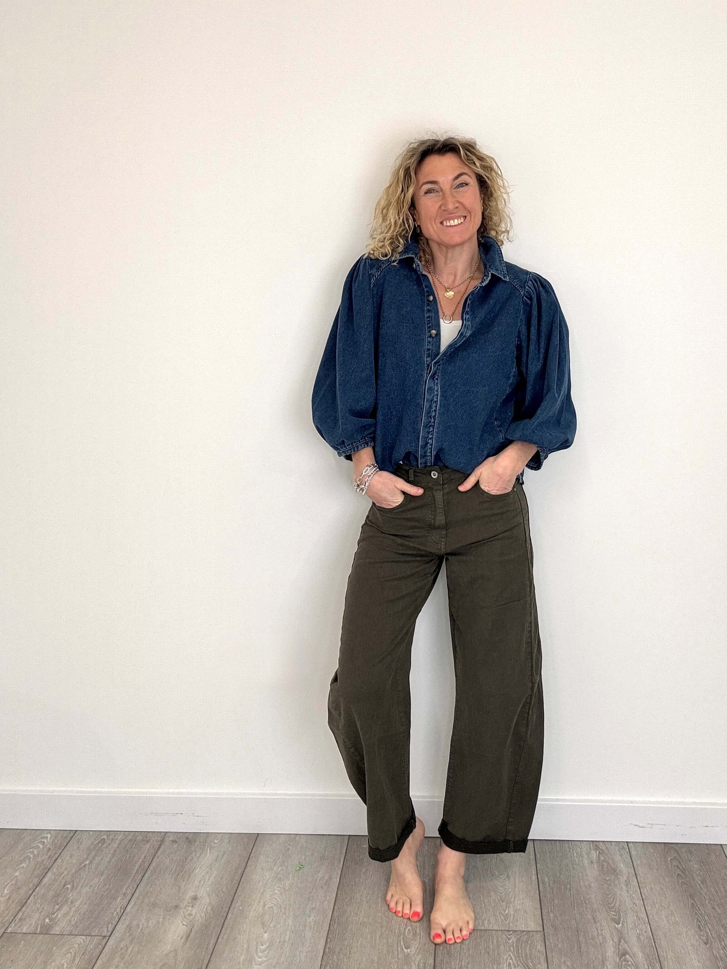 SPRING Carnaby Barrel Jeans |  Khaki (NEW)