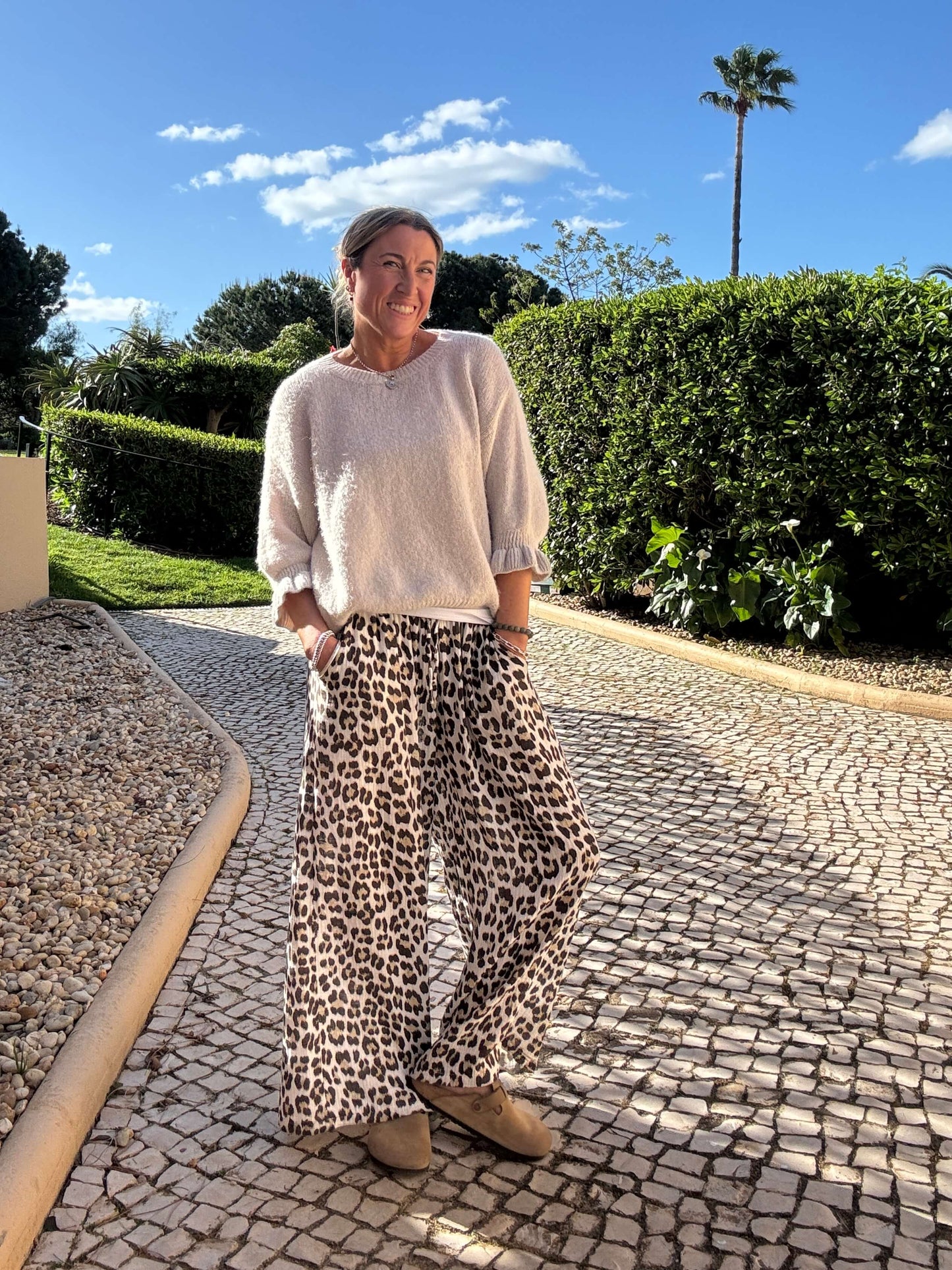 Evie Frill Sleeve Jumper | Oatmeal