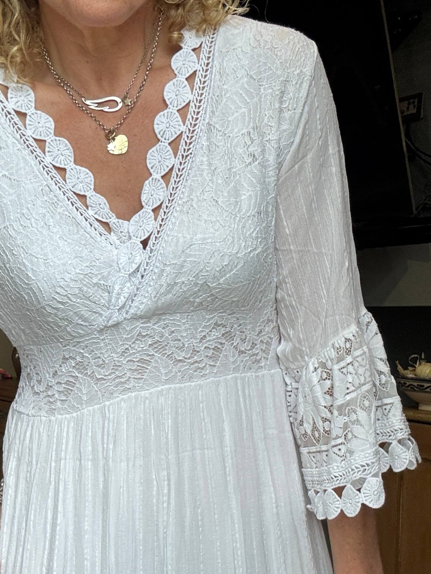 Santorini Dress | White