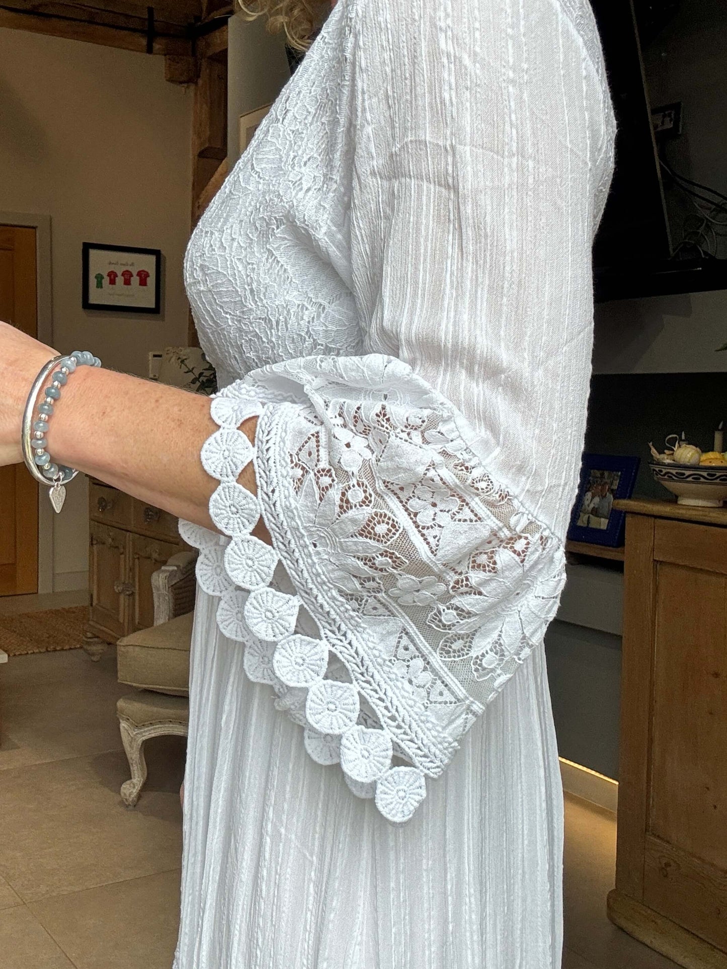 Santorini Dress | White