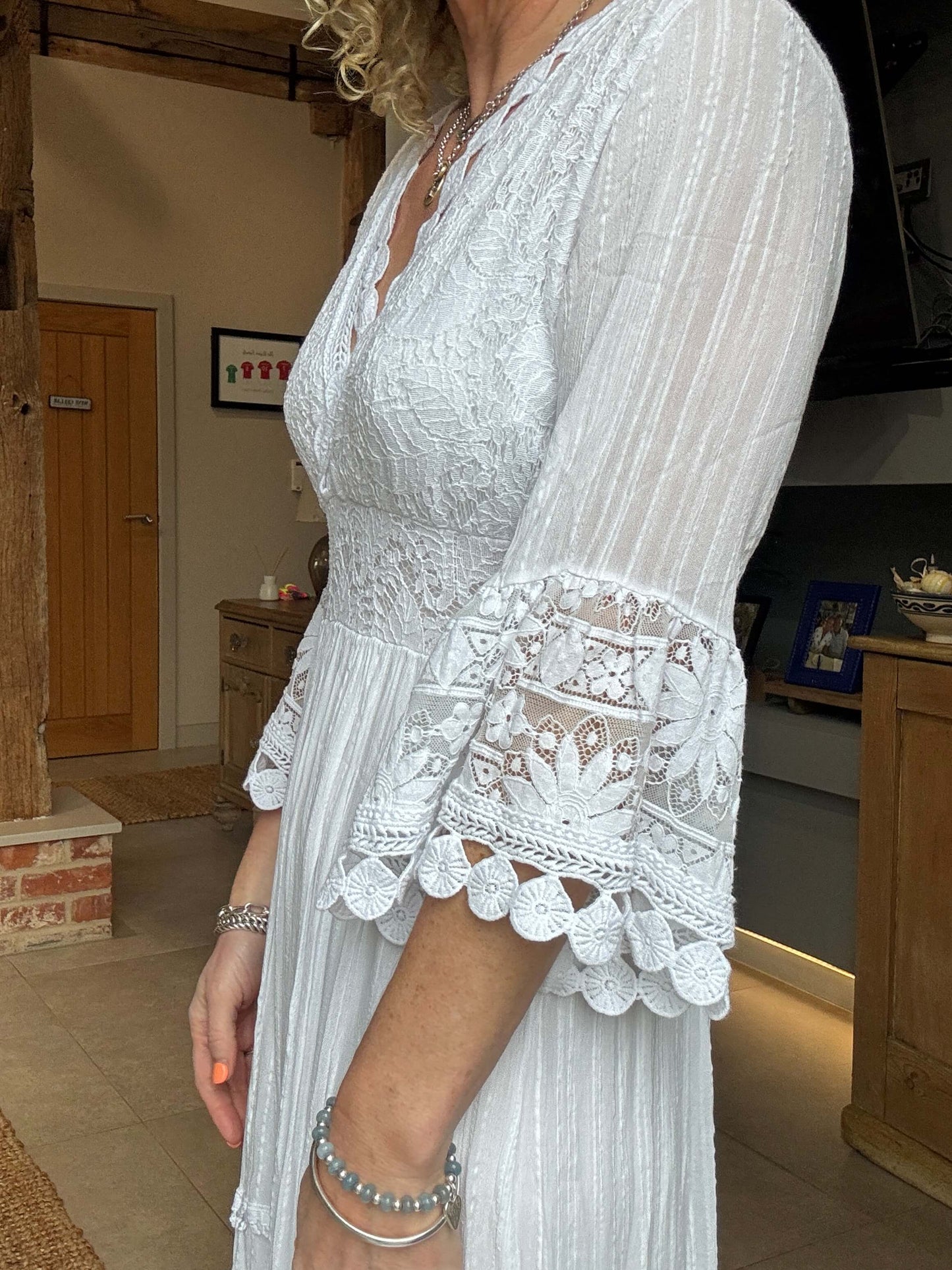 Santorini Dress | White