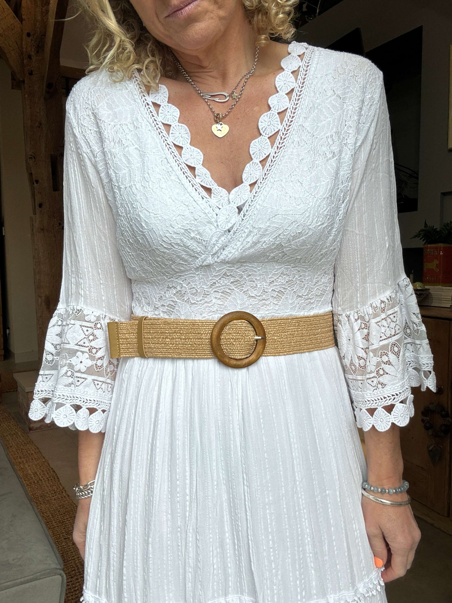 Santorini Dress | White
