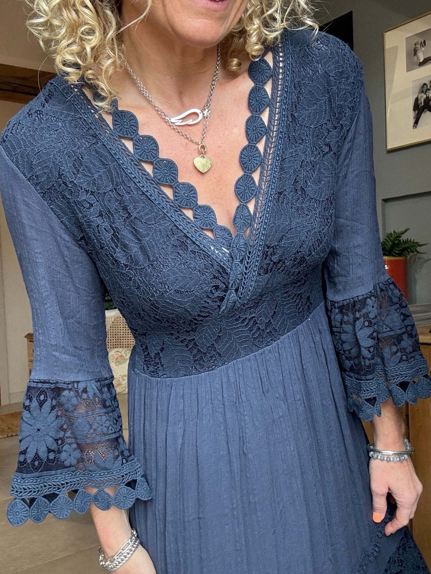 Santorini Dress | Navy