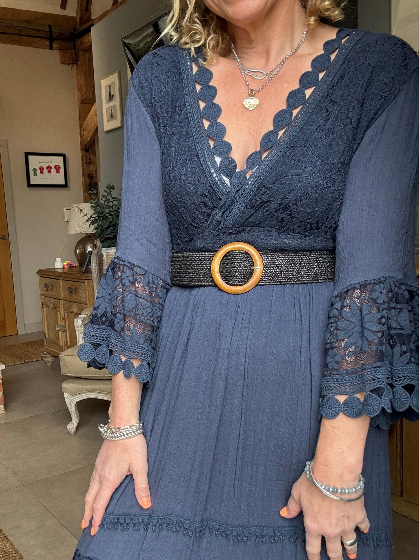 The Raffia Belt | Black