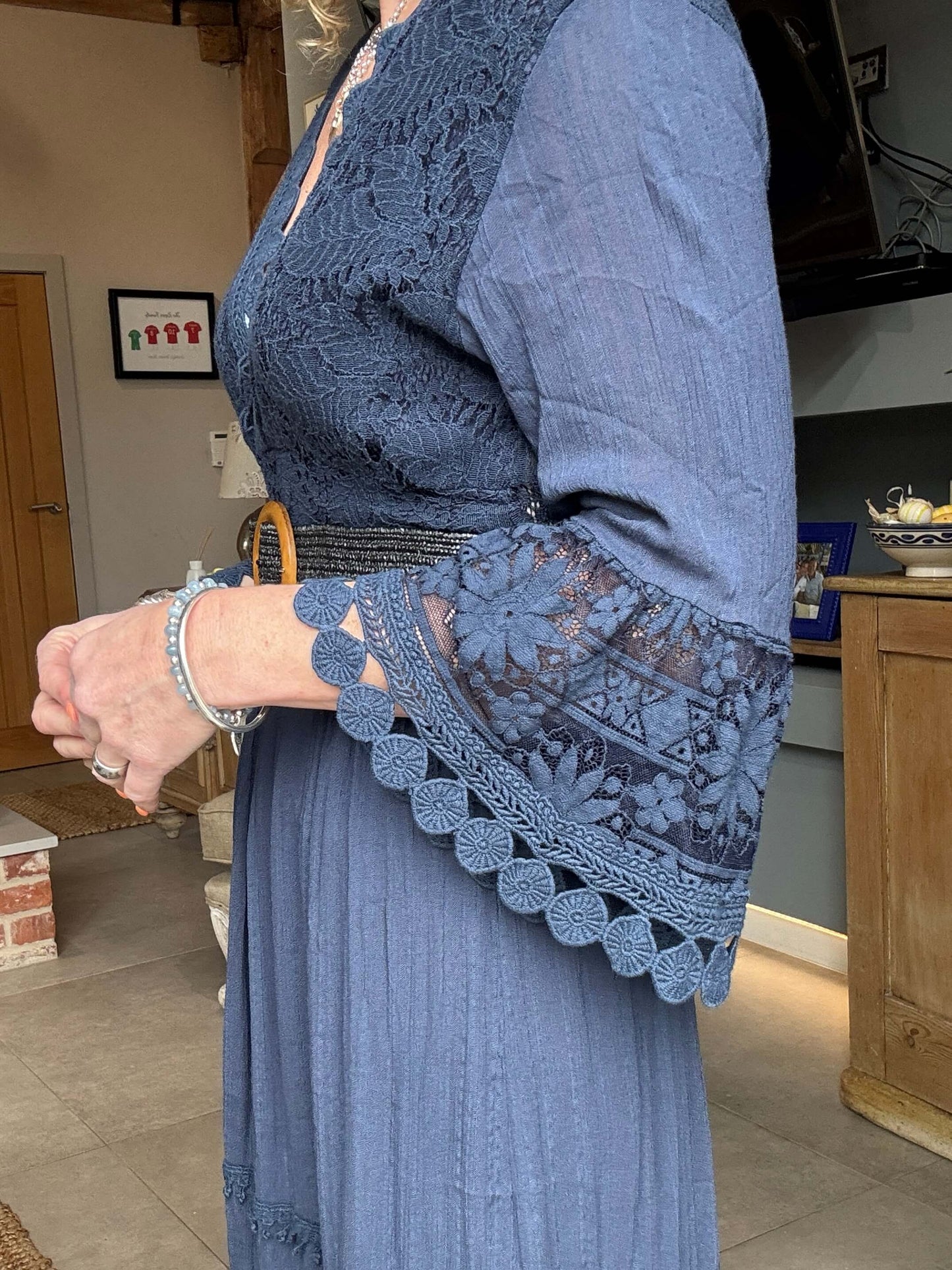 Santorini Dress | Navy
