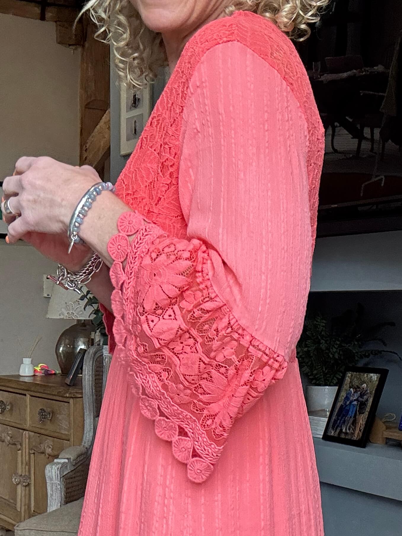 Santorini Dress | Coral