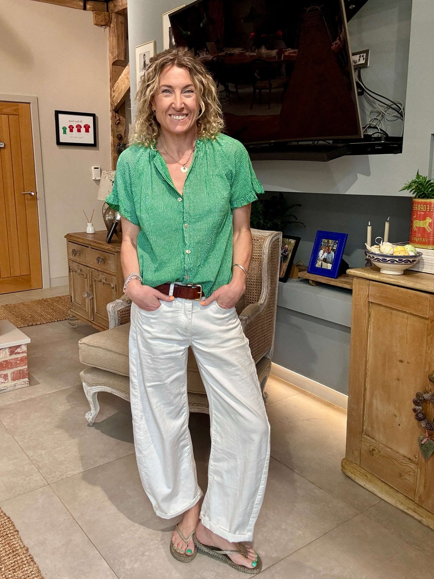 Regatta Blouse | Botanical Green