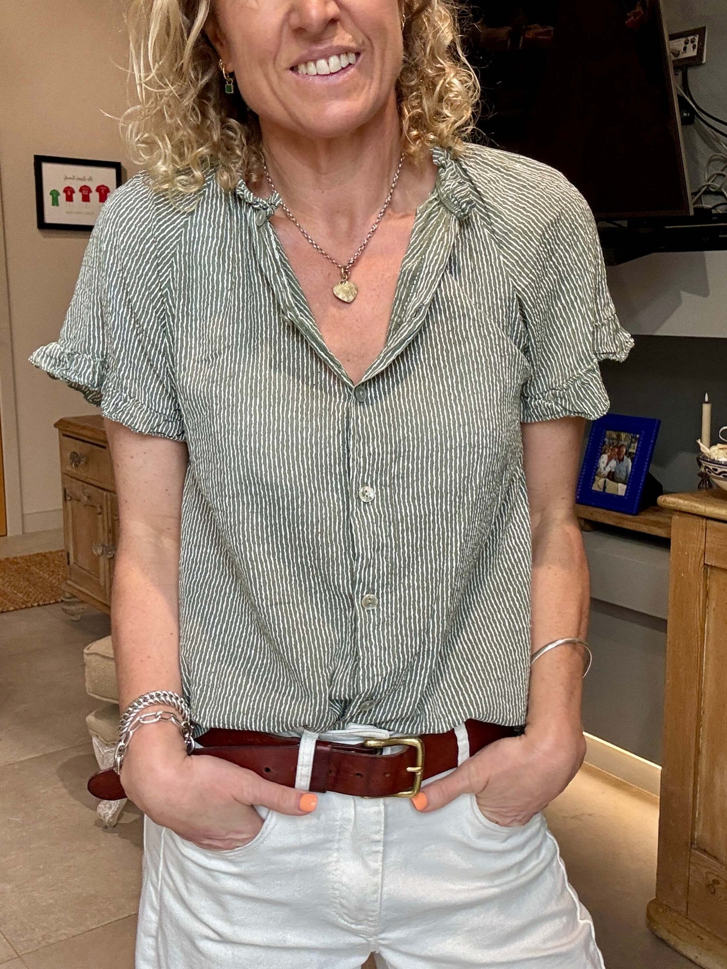 Regatta Blouse | Sage Green