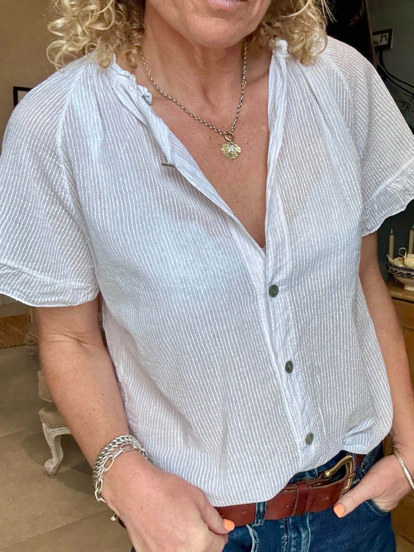 Regatta Blouse | White