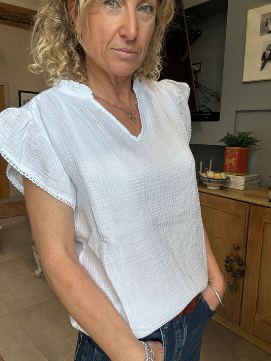 Nula Blouse | White