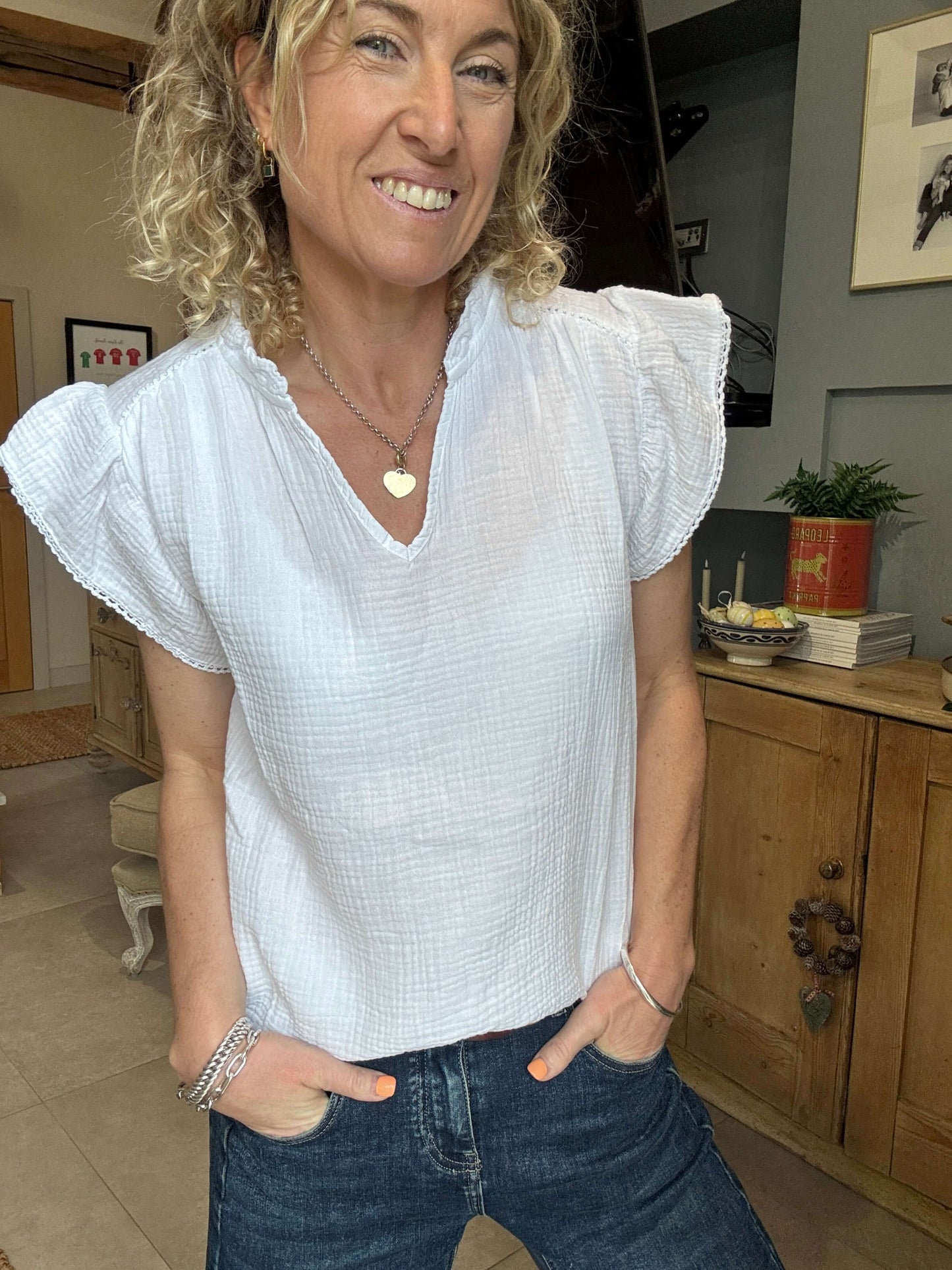 Nula Blouse | White
