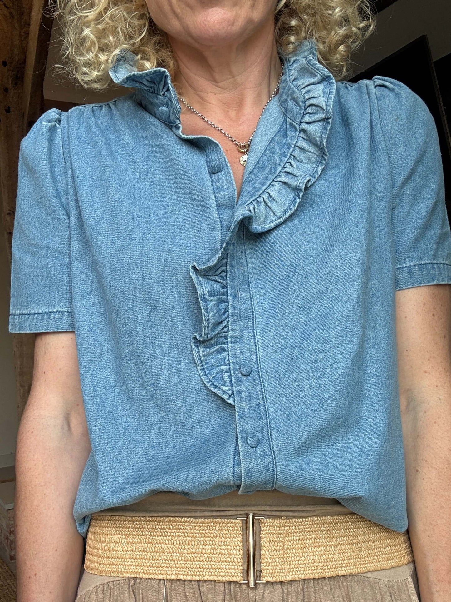 Shirley Denim Blouse