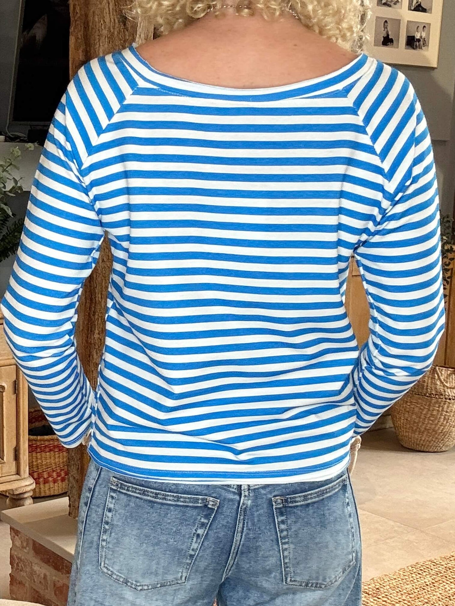 Breton Stripe Slub | Coastal Blue