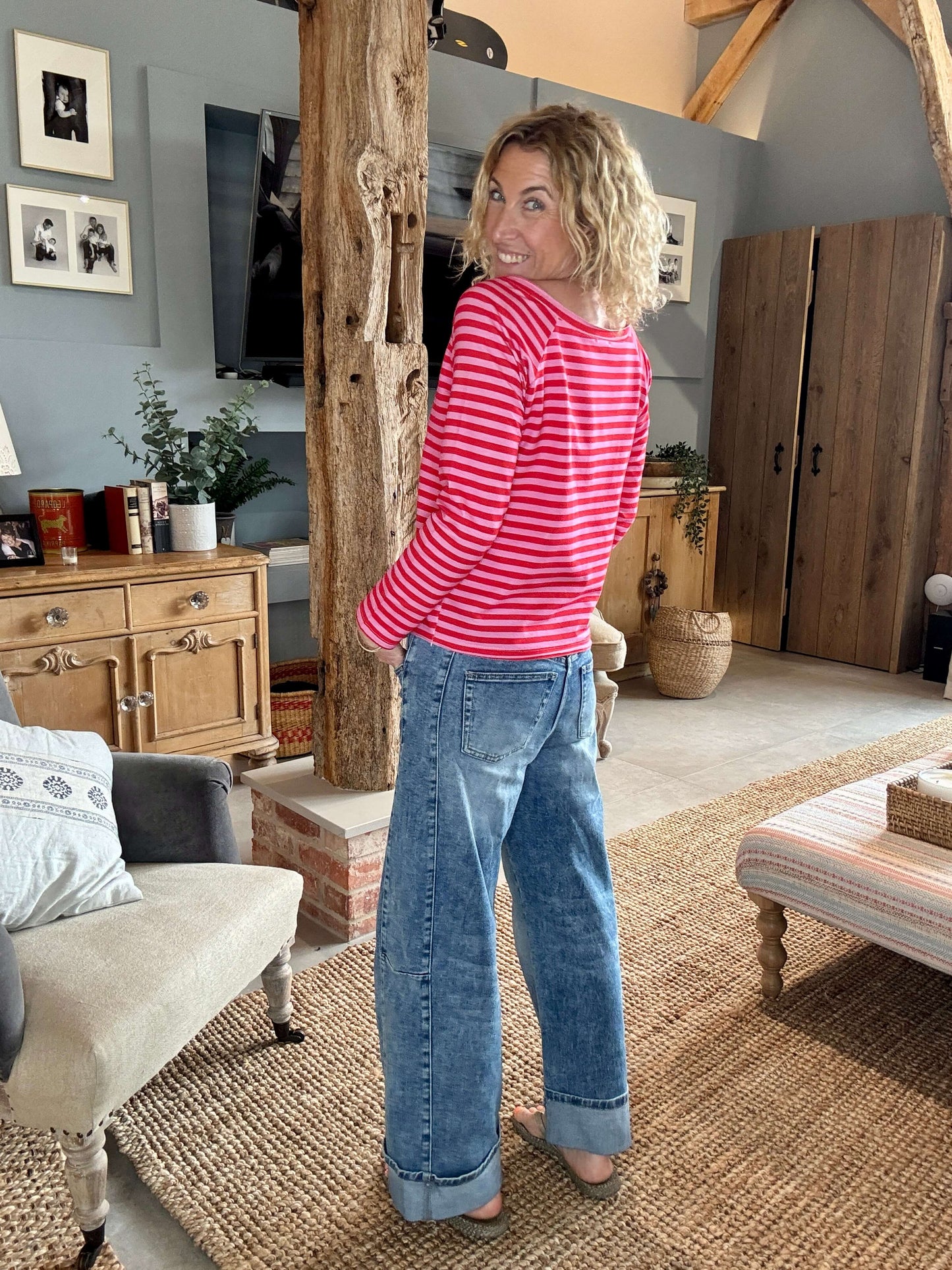 Breton Stripe Slub | Seaside Sorbet