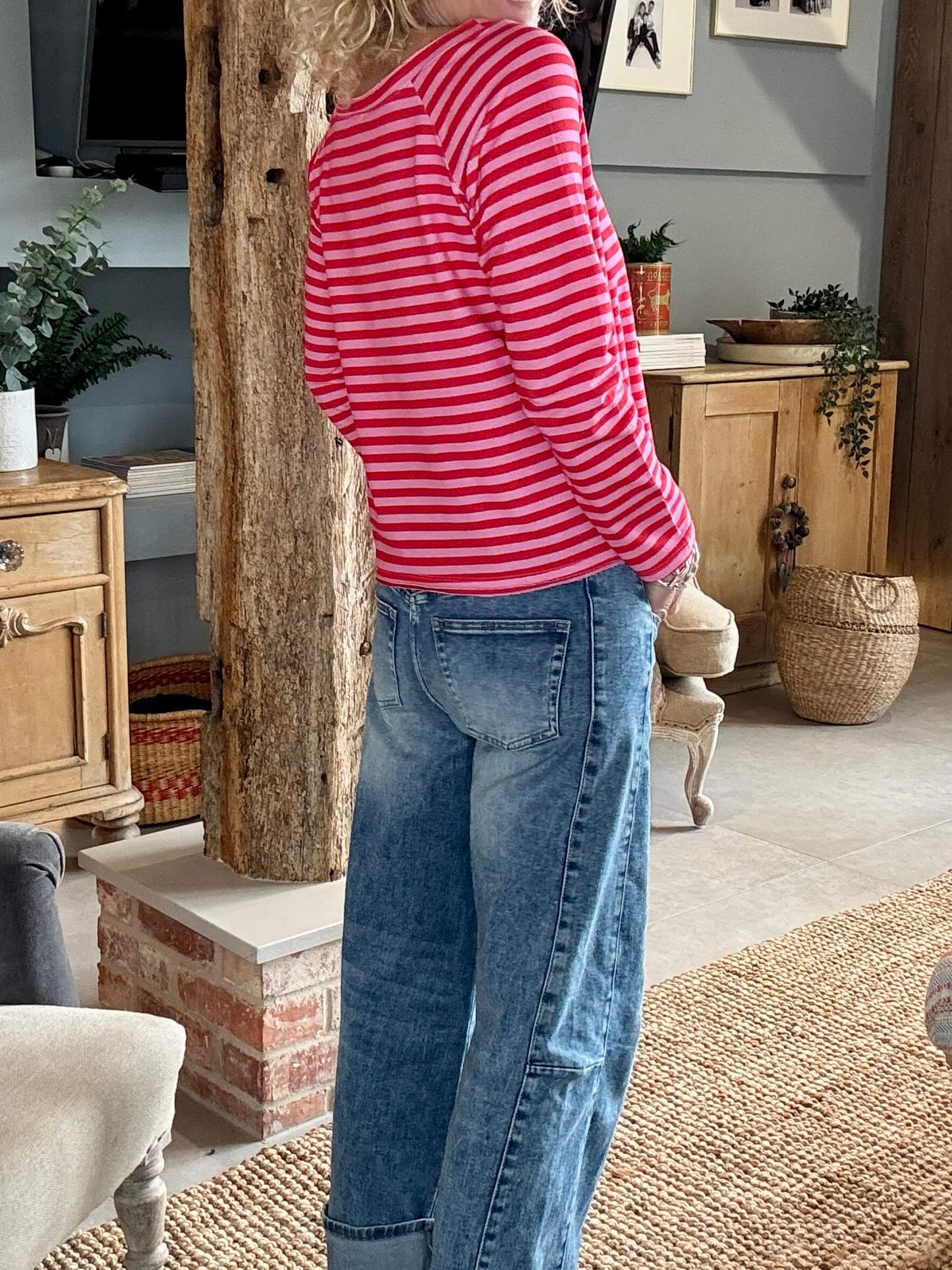 Breton Stripe Slub | Seaside Sorbet