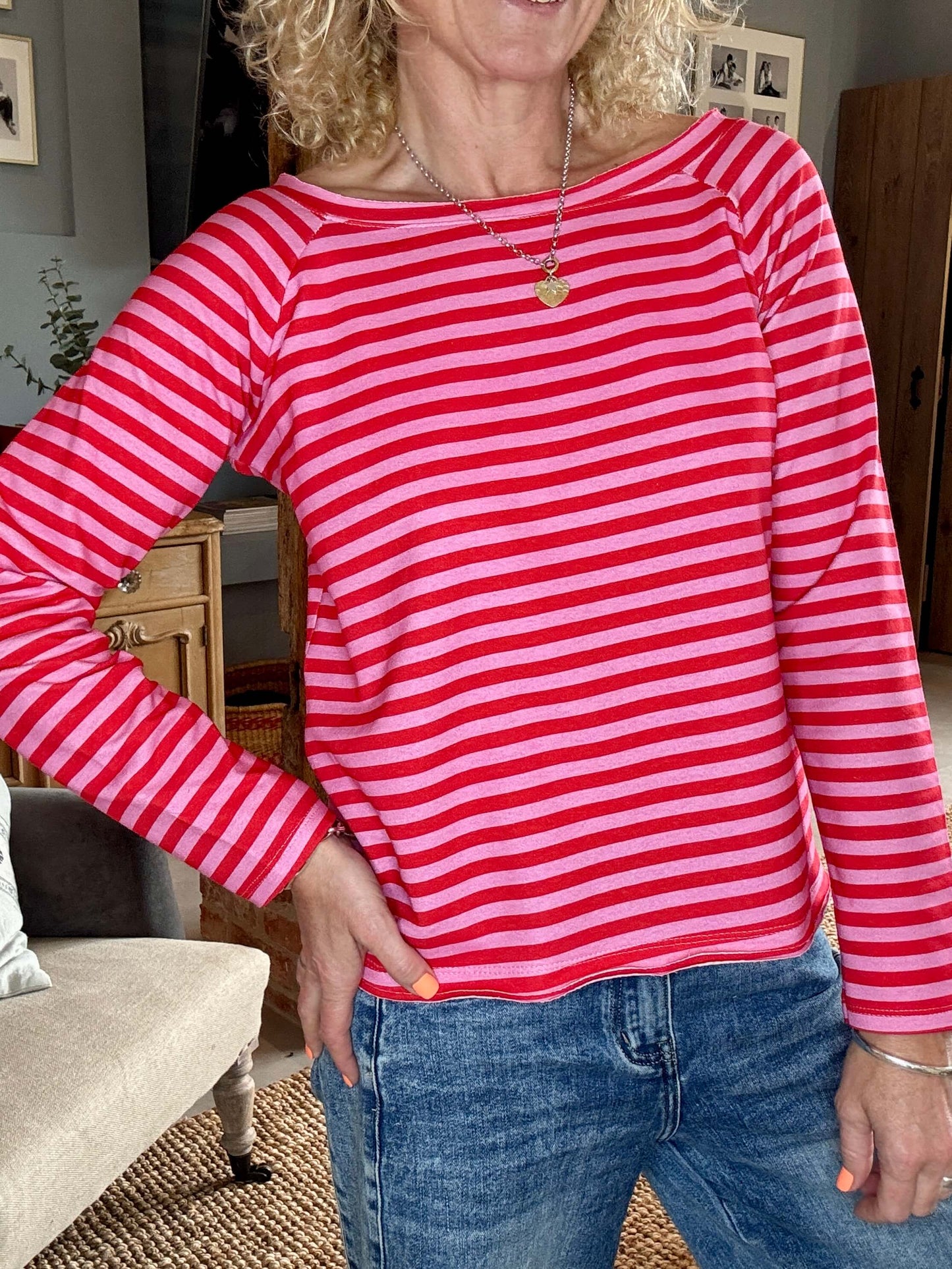 Breton Stripe Slub | Seaside Sorbet