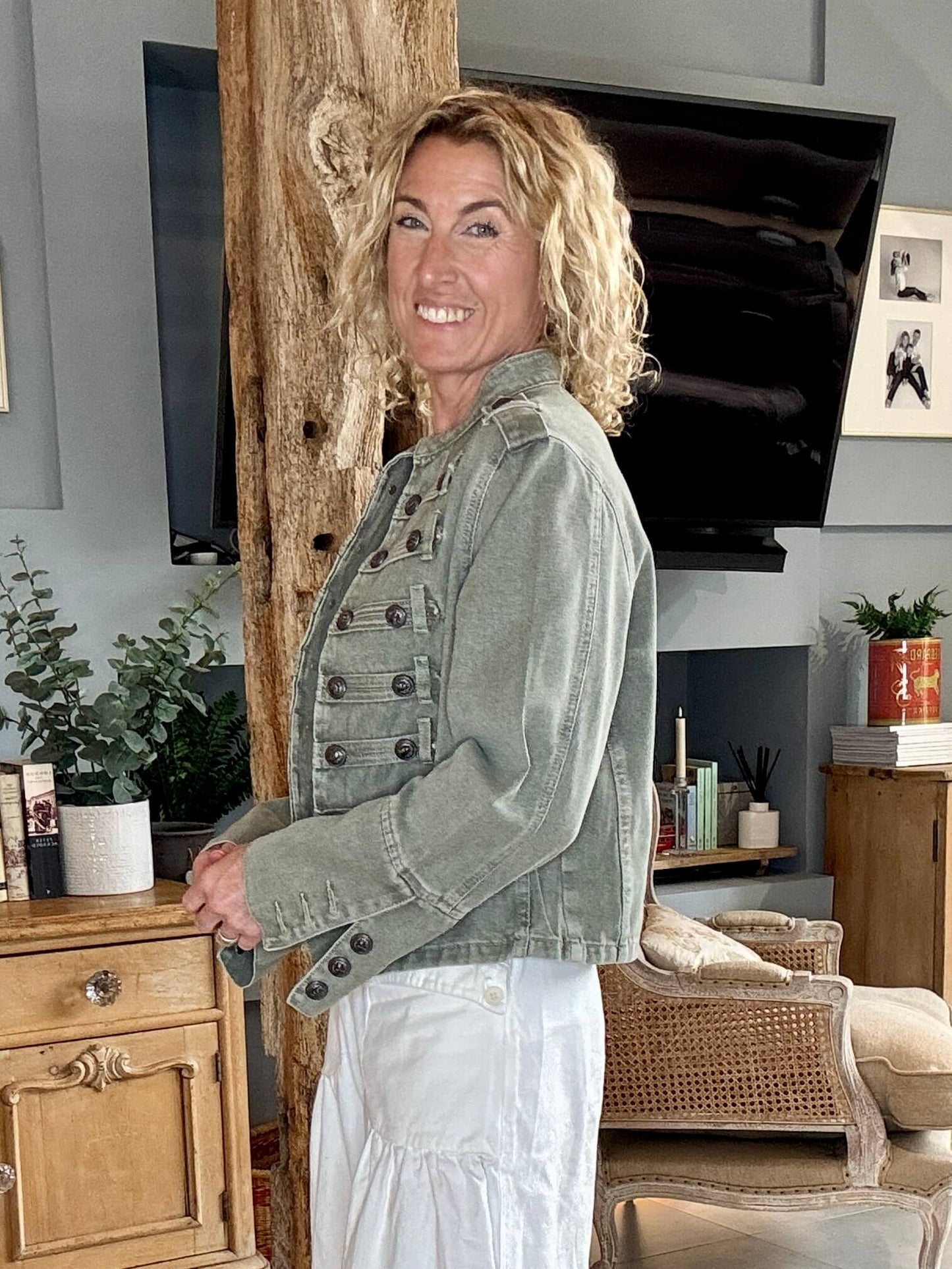 The Regiment Jacket | Khaki Denim