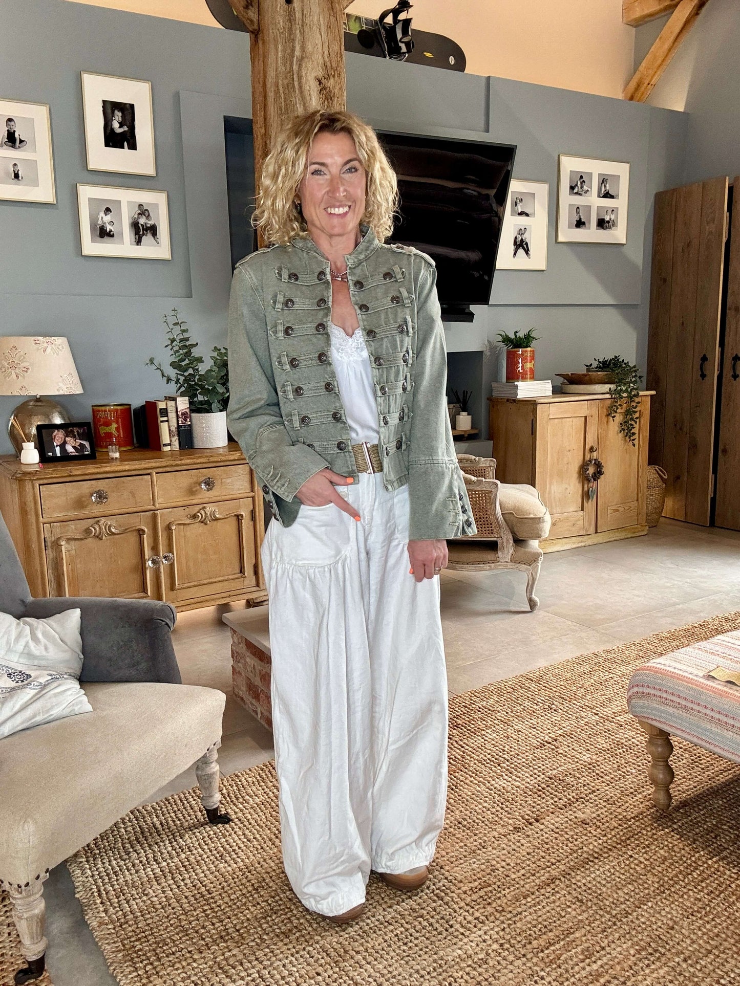 The Regiment Jacket | Khaki Denim