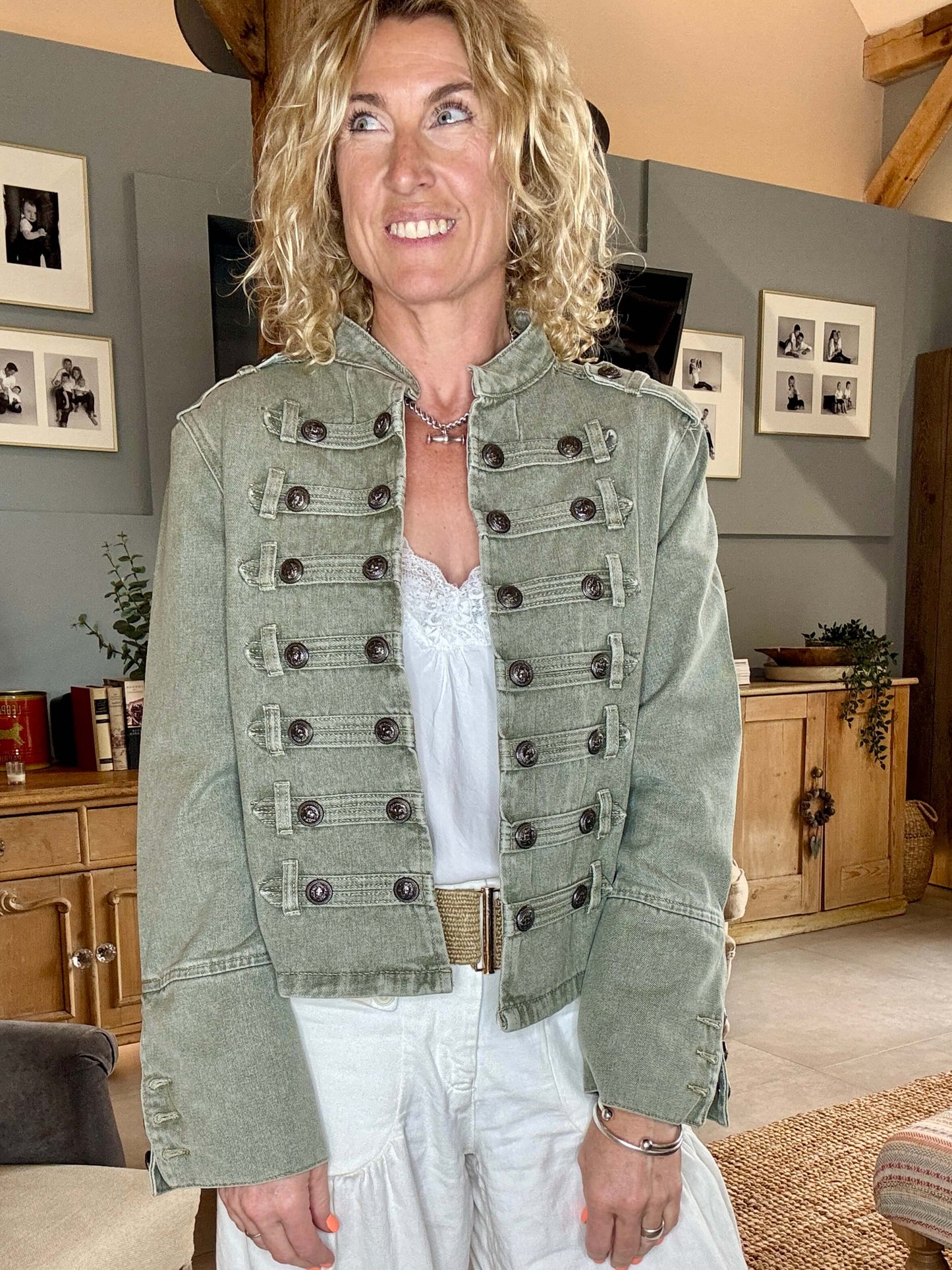 The Regiment Jacket | Khaki Denim