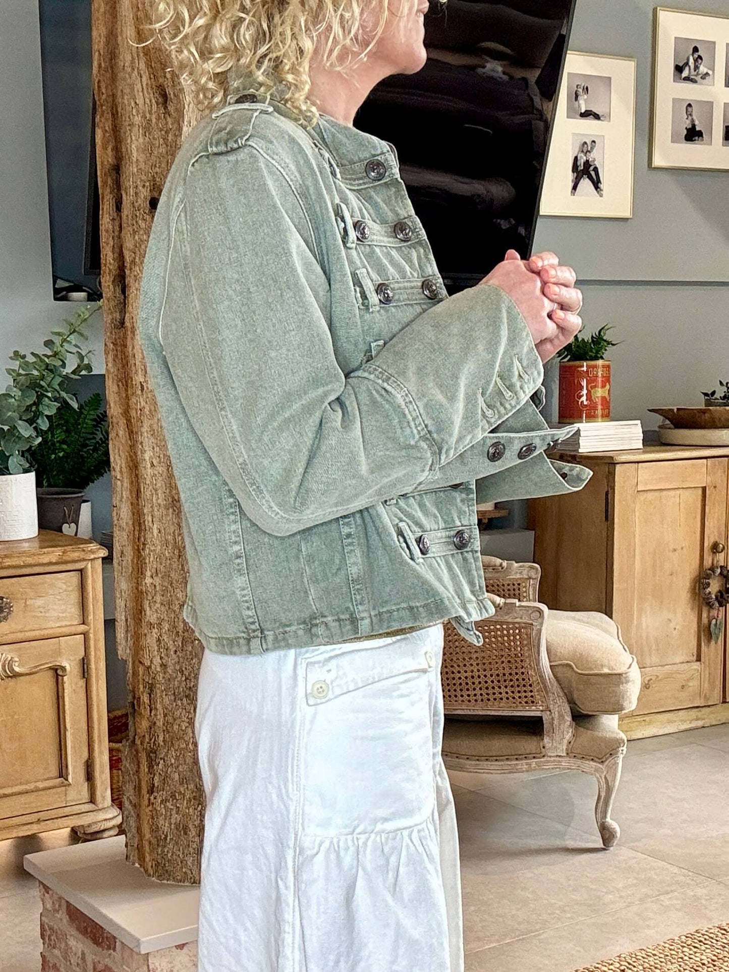 The Regiment Jacket | Khaki Denim
