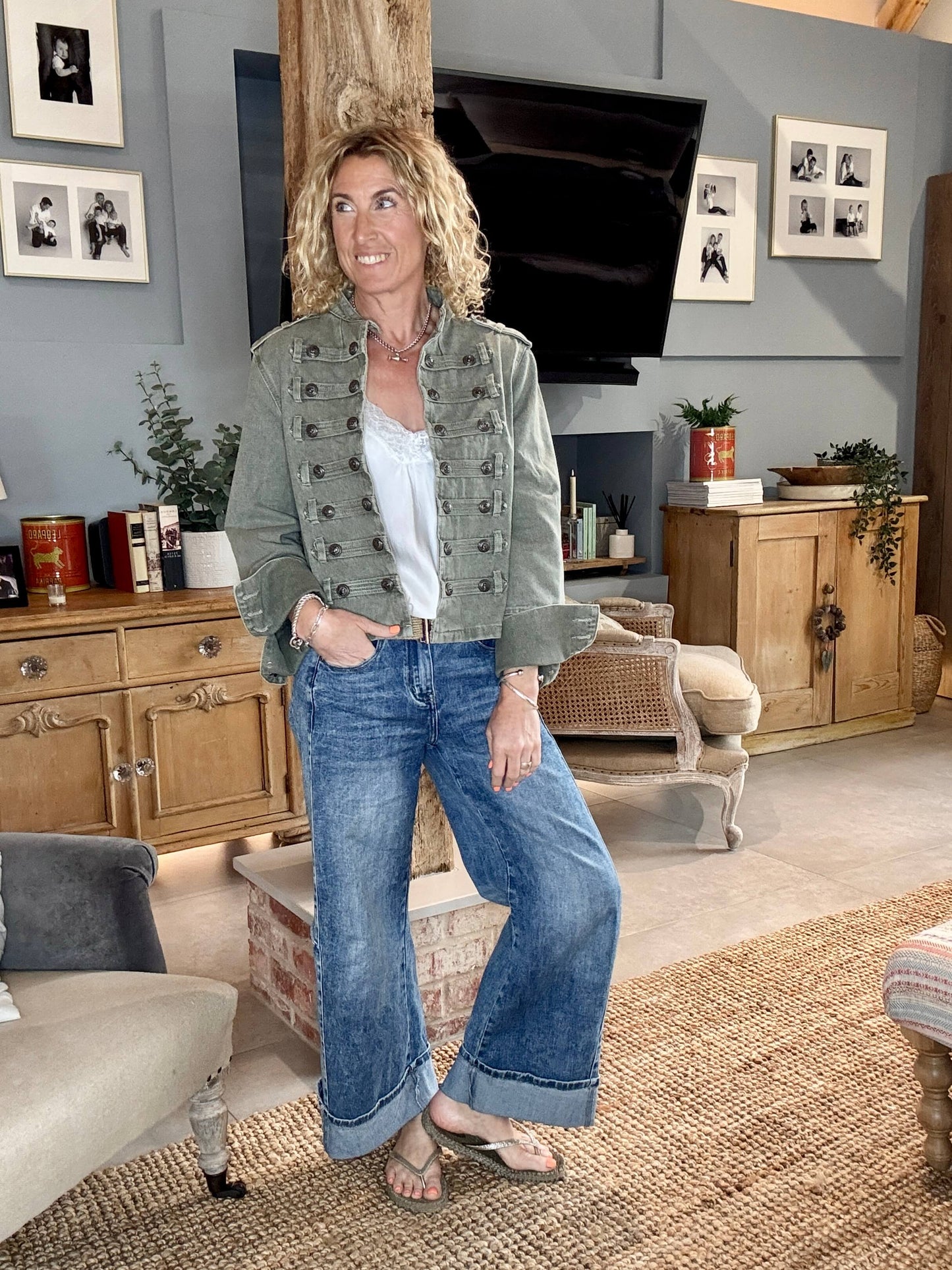 The Regiment Jacket | Khaki Denim