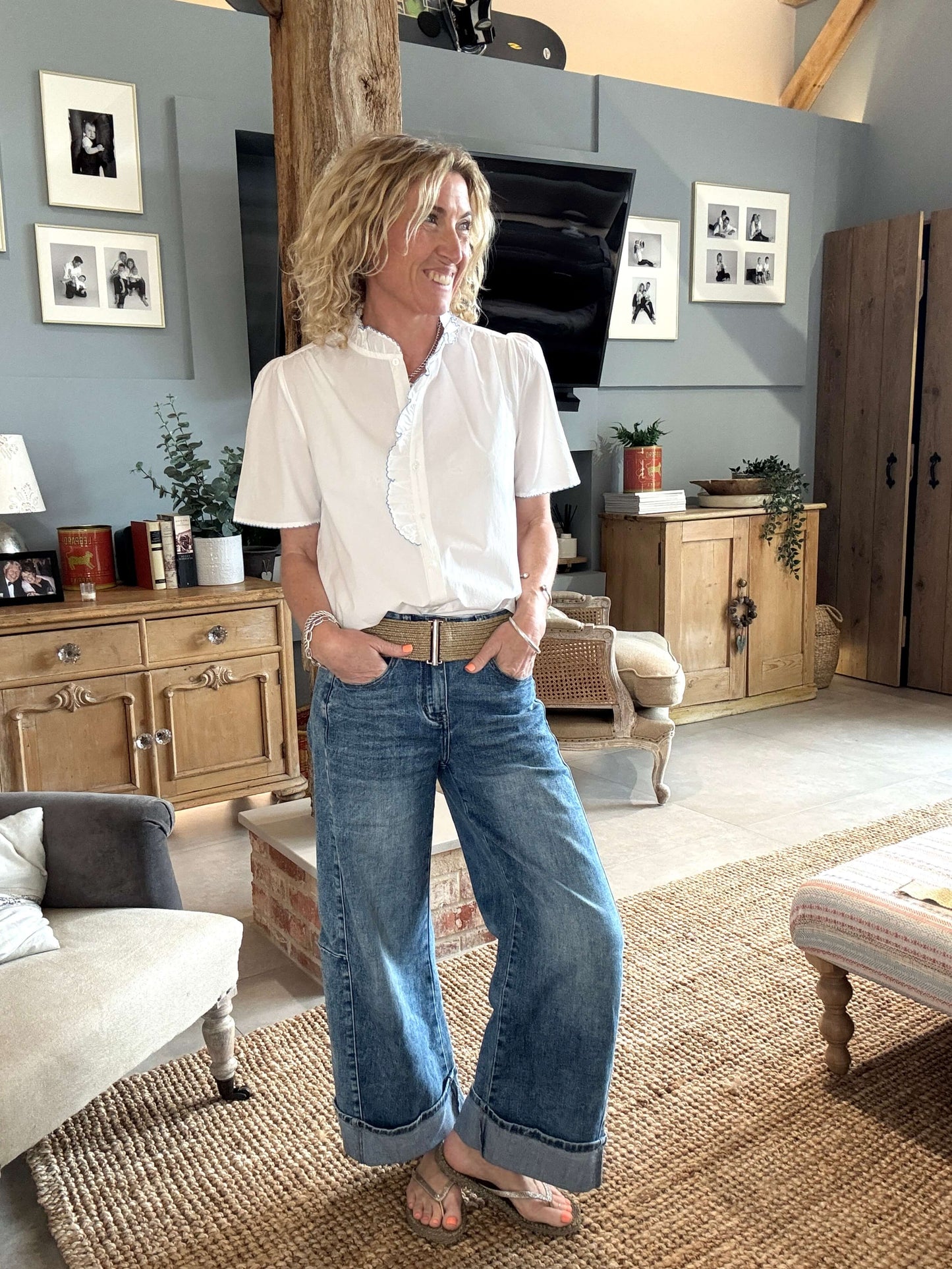 The Cornflower Blouse