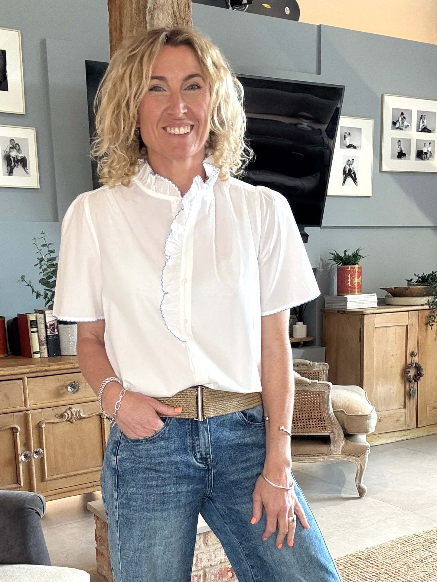 The Cornflower Blouse