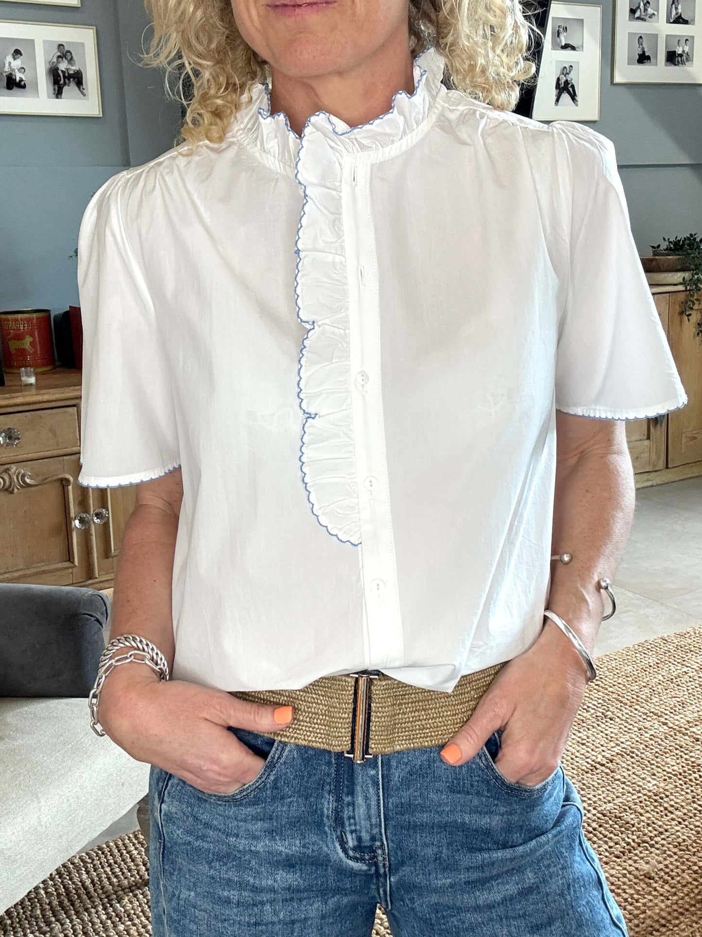 The Cornflower Blouse