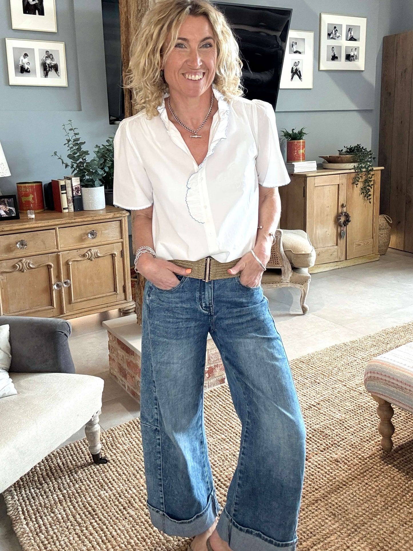 The Cornflower Blouse