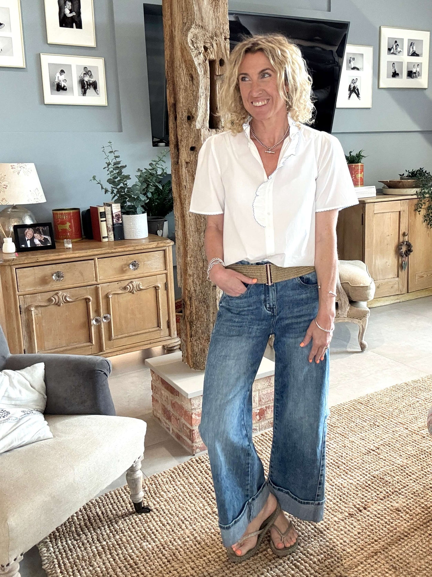 The Cornflower Blouse