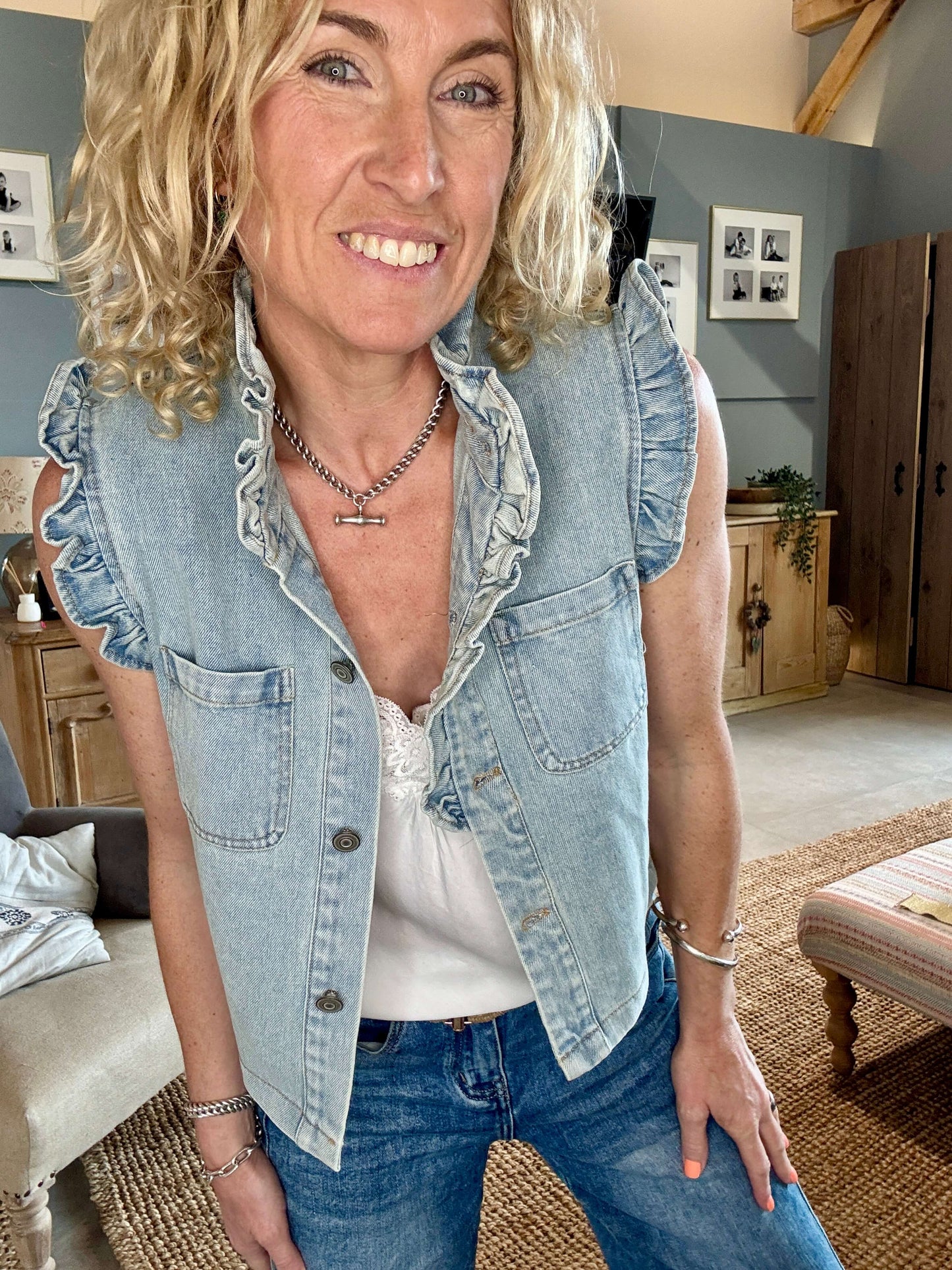 The Dakota Denim Gilet